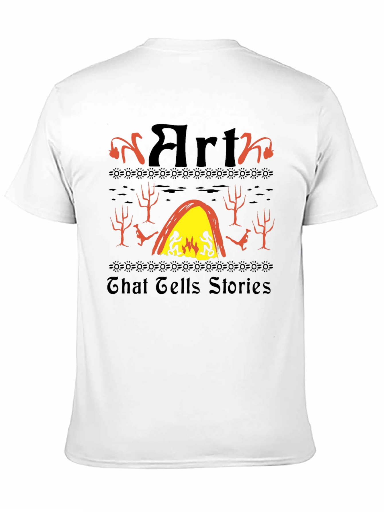 Art That Tells Stories Graphic Tee Shirt