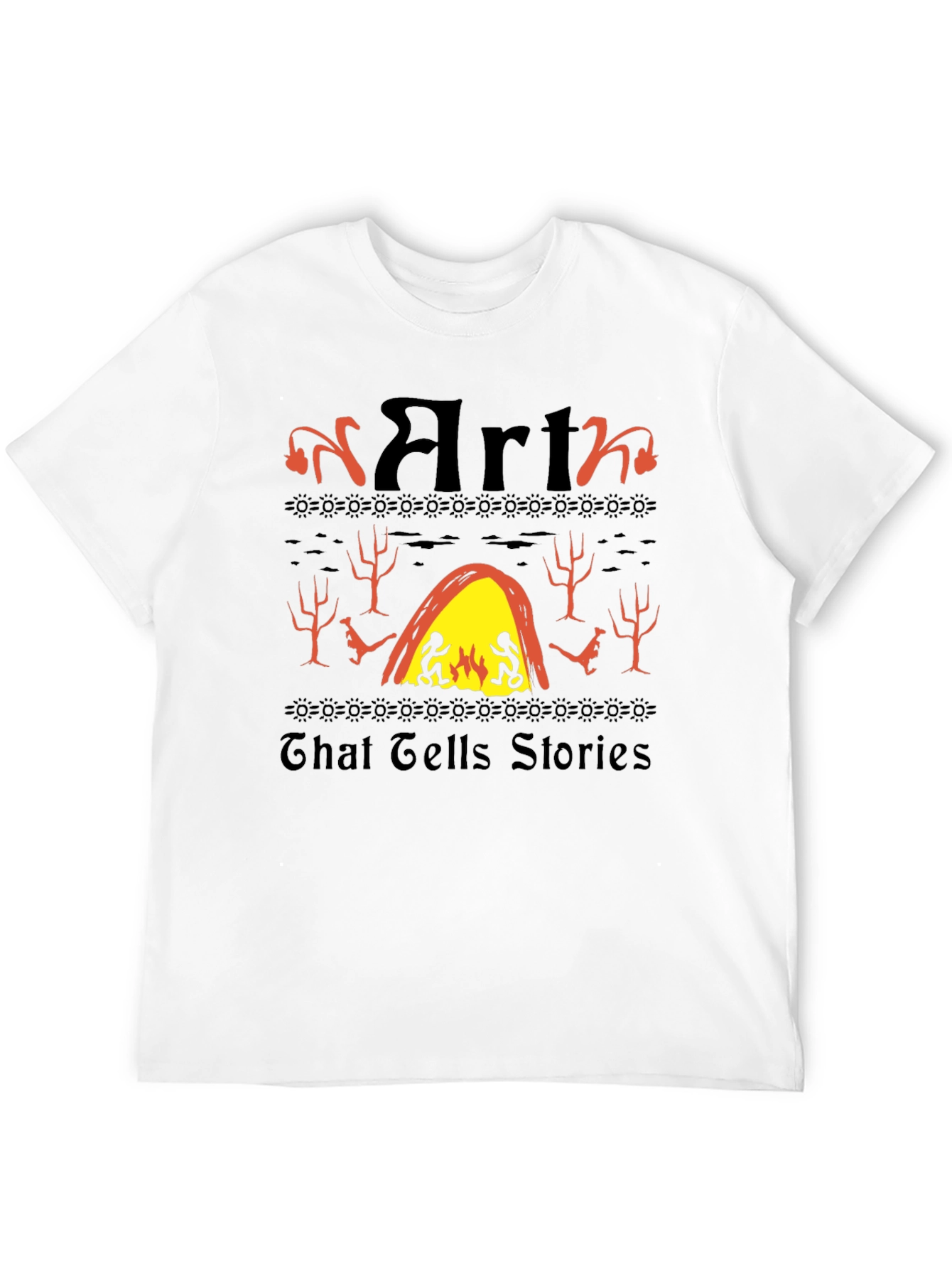Art That Tells Stories Graphic Tee Shirt