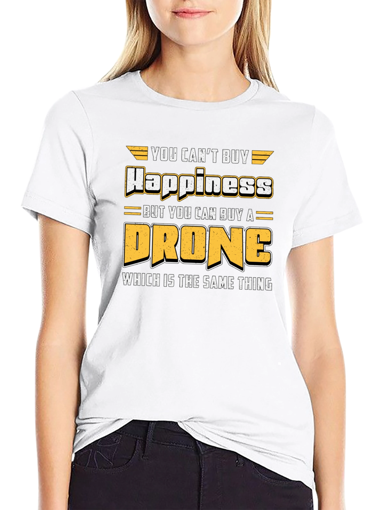 Drone Happiness T-Shirt: Pilot Aviation Humor