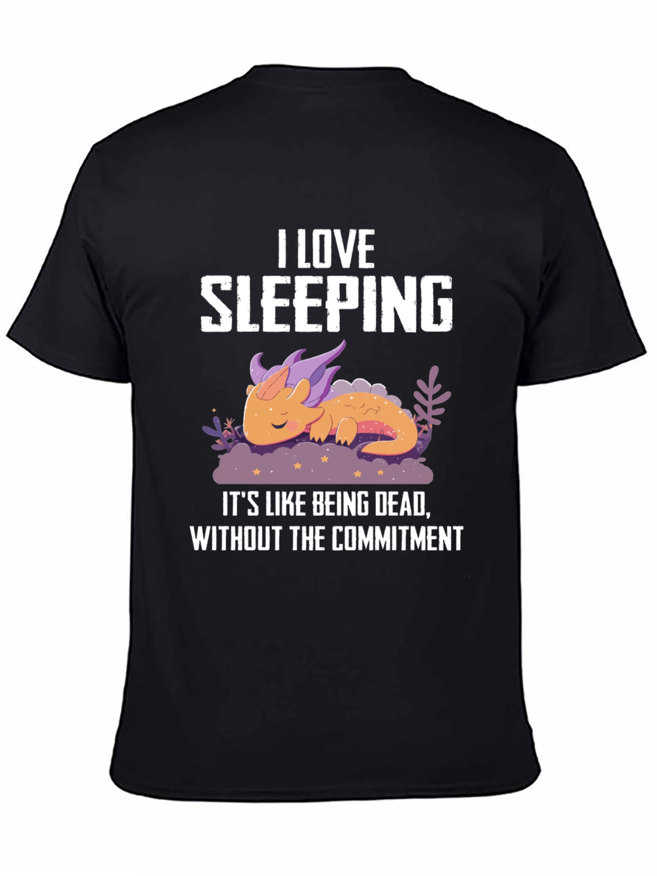 I Love Sleeping Dragon Graphic Tee