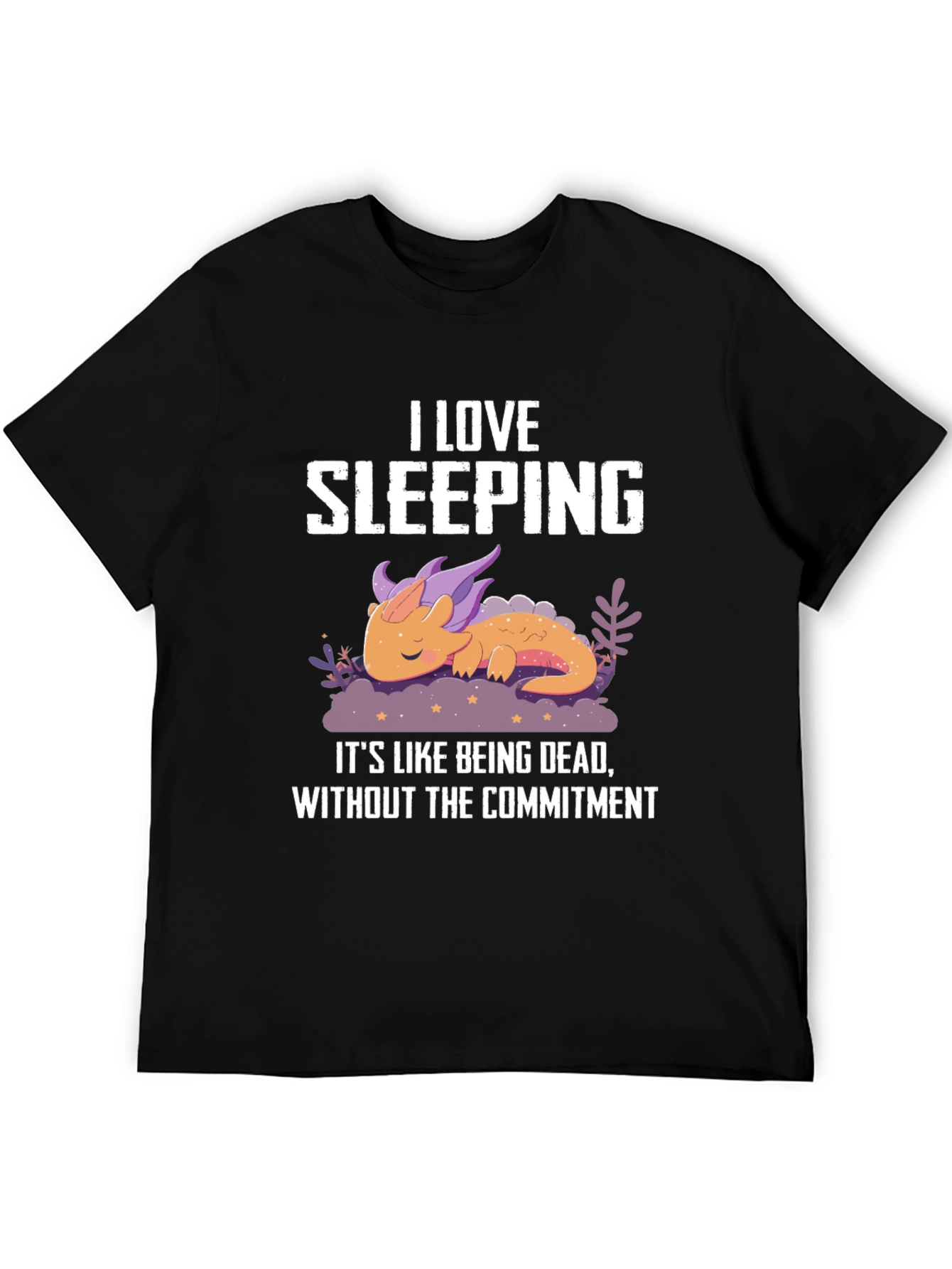 I Love Sleeping Dragon Graphic Tee
