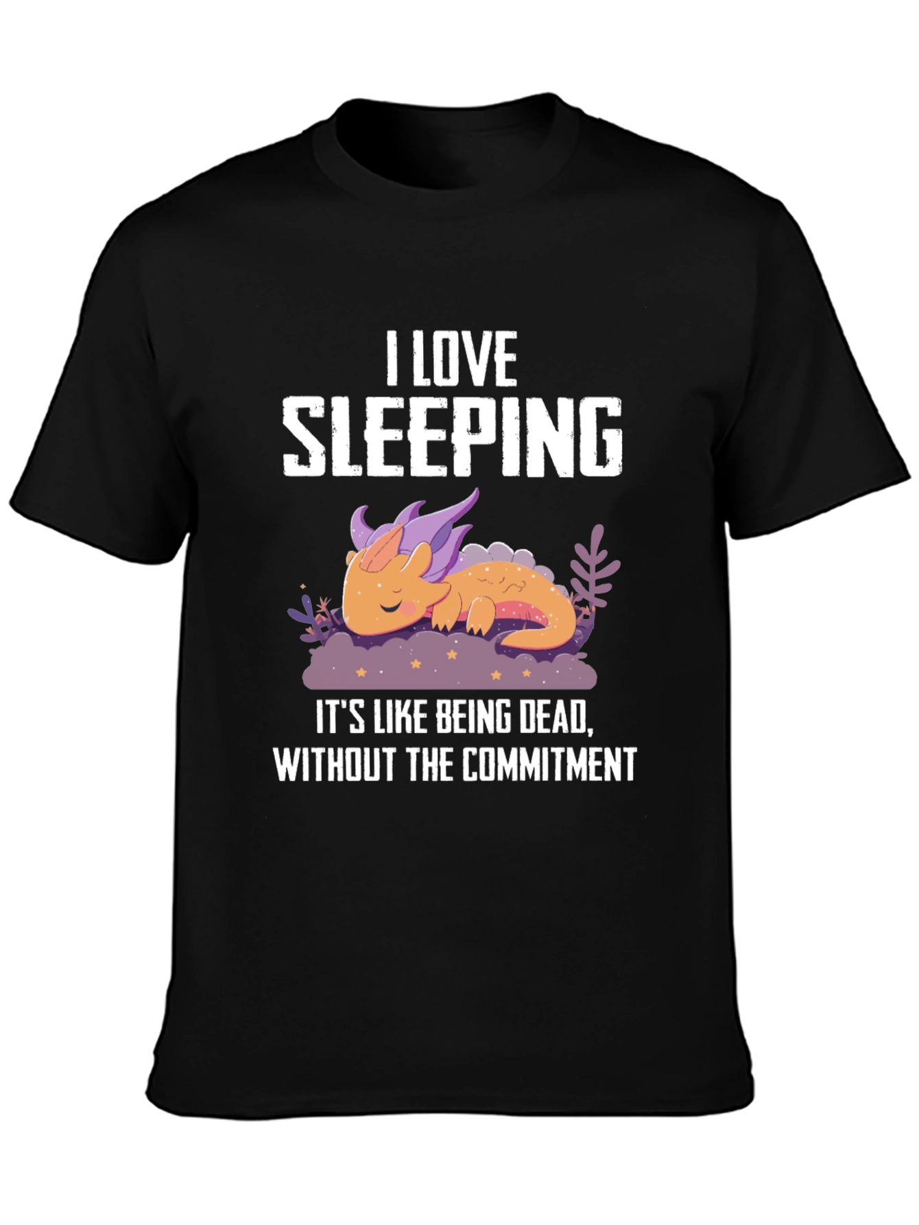 I Love Sleeping Dragon Graphic Tee