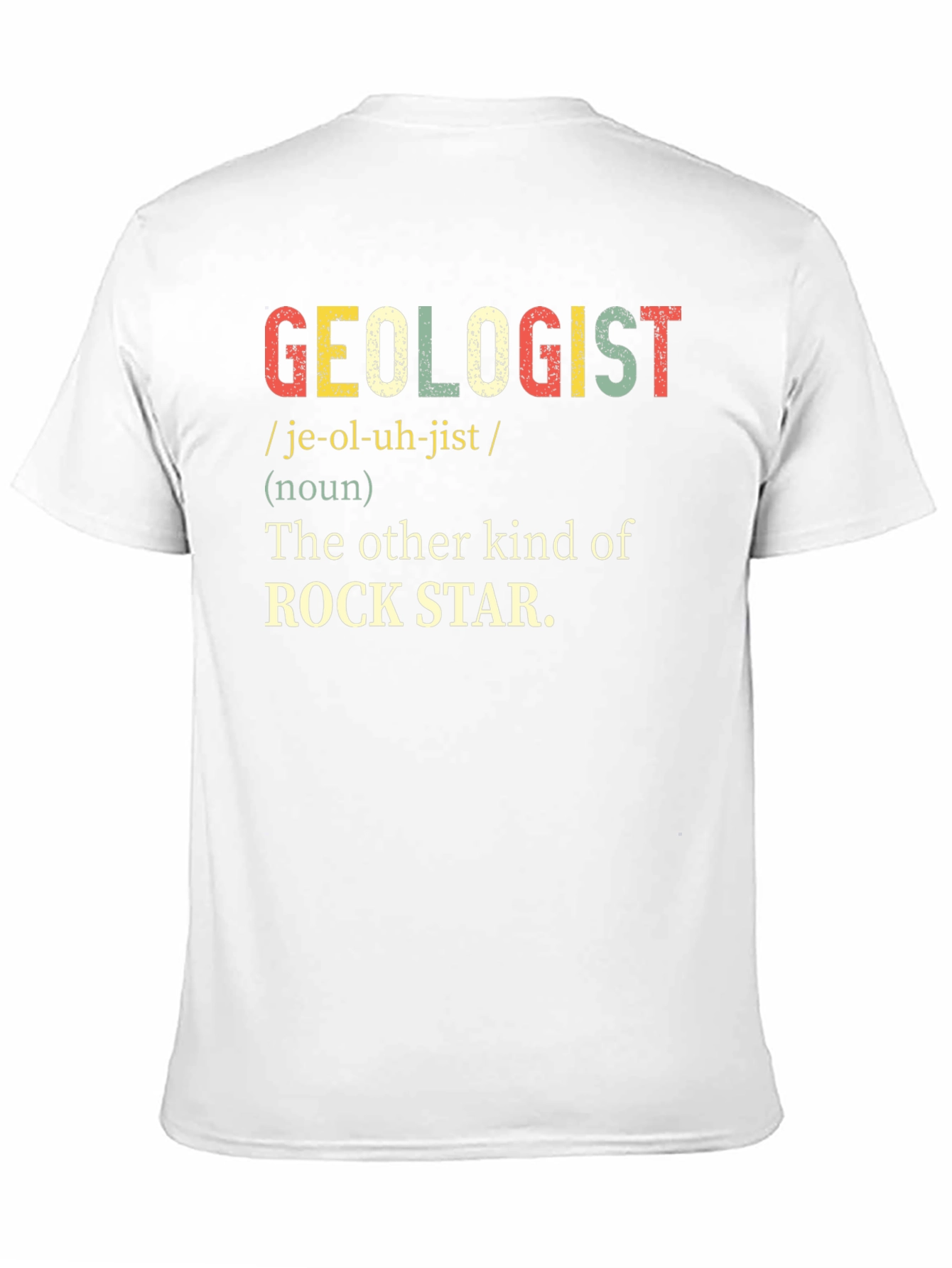 Geologist Rock Star T-Shirt - Funny Geology Definition Tee