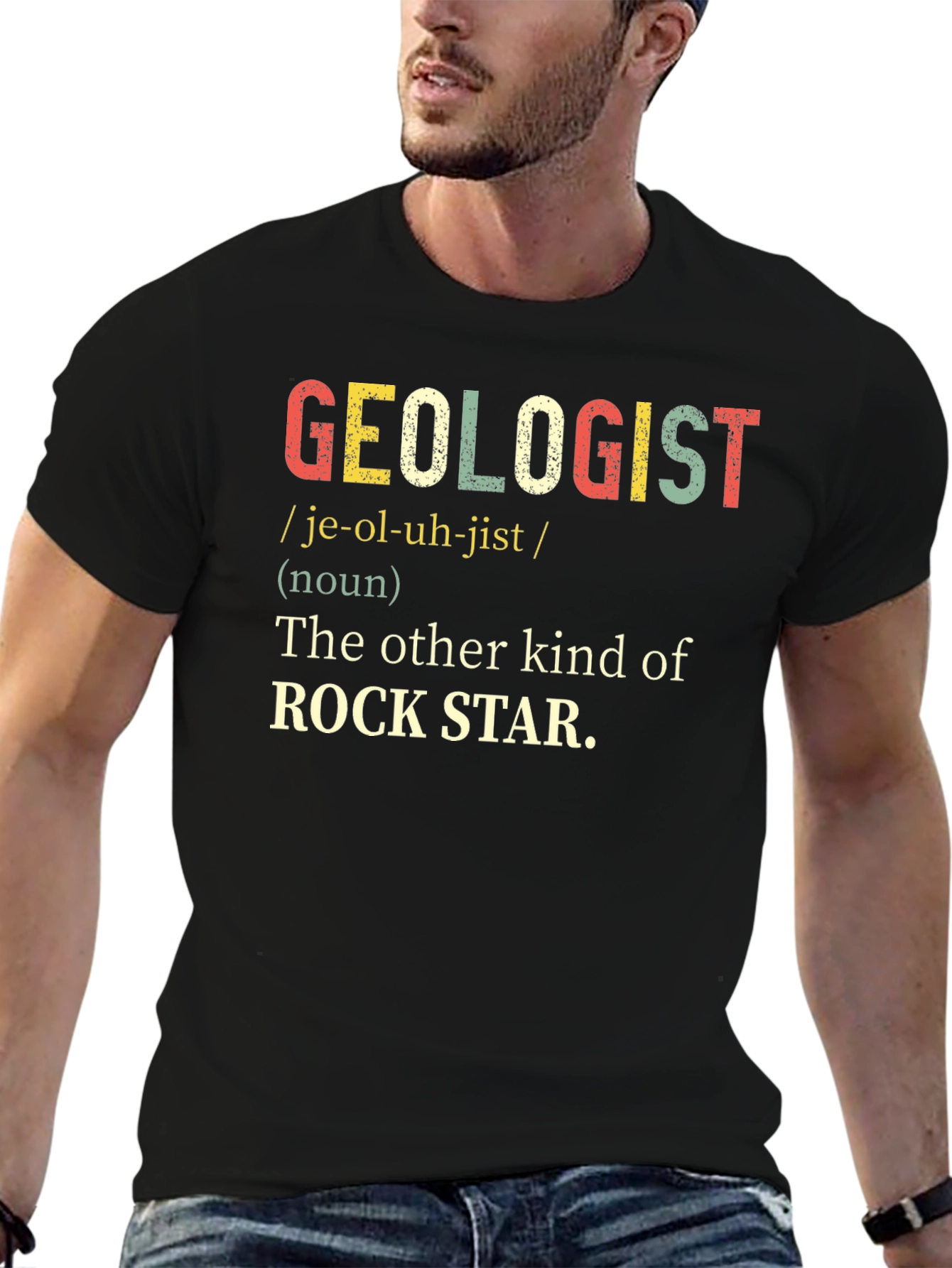Geologist Rock Star T-Shirt - Funny Geology Definition Tee