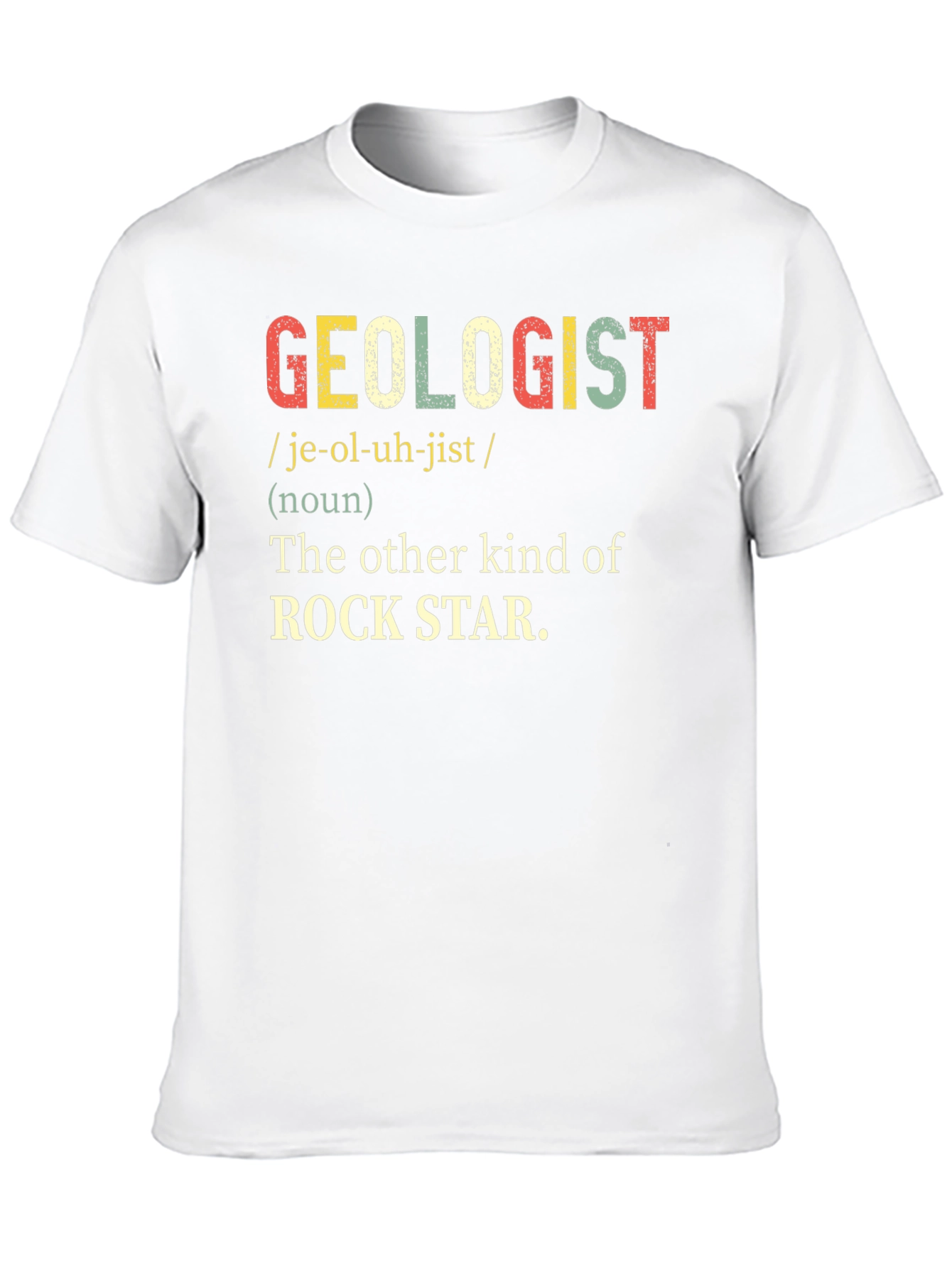 Geologist Rock Star T-Shirt - Funny Geology Definition Tee