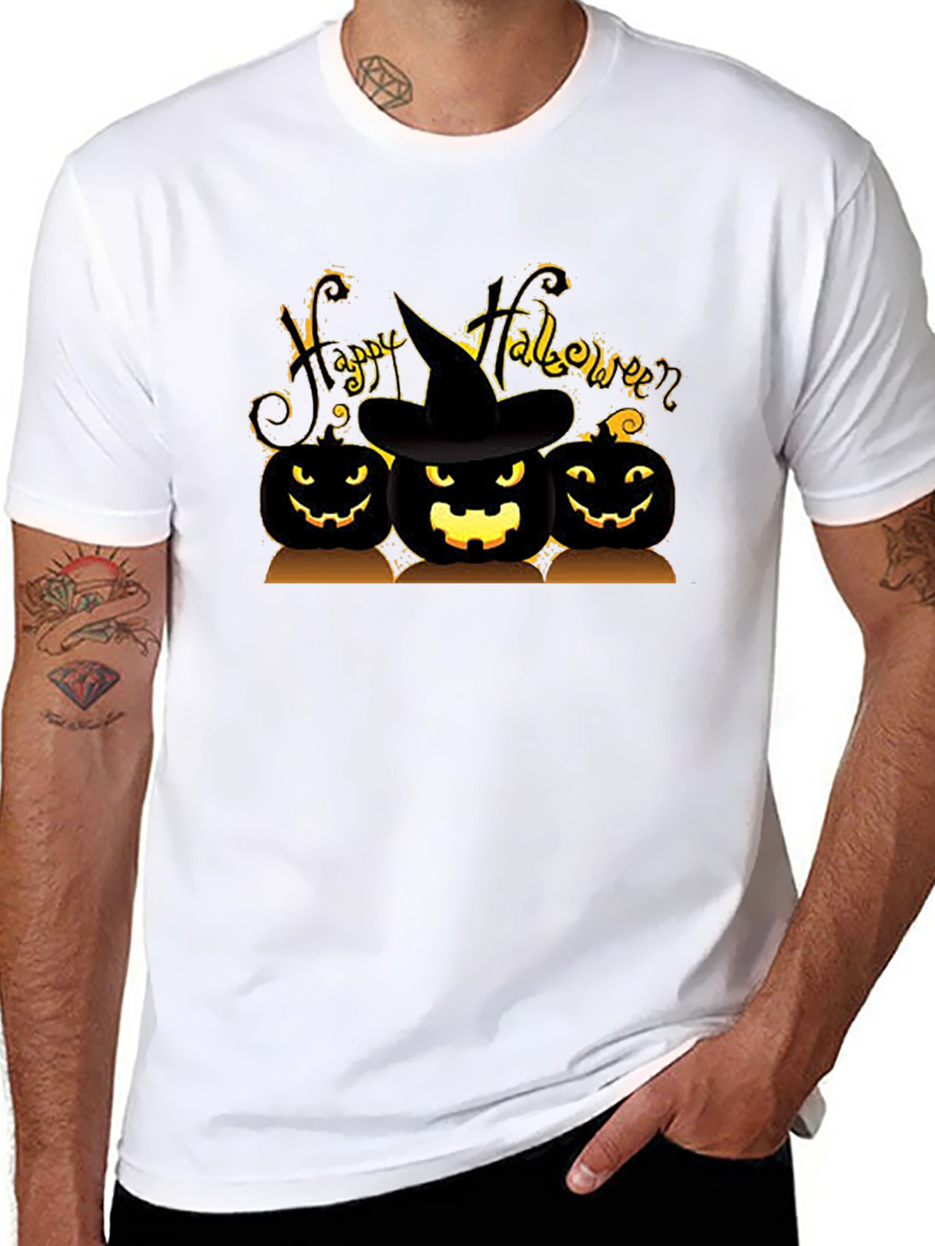 Spooky Halloween Pumpkin T-Shirt