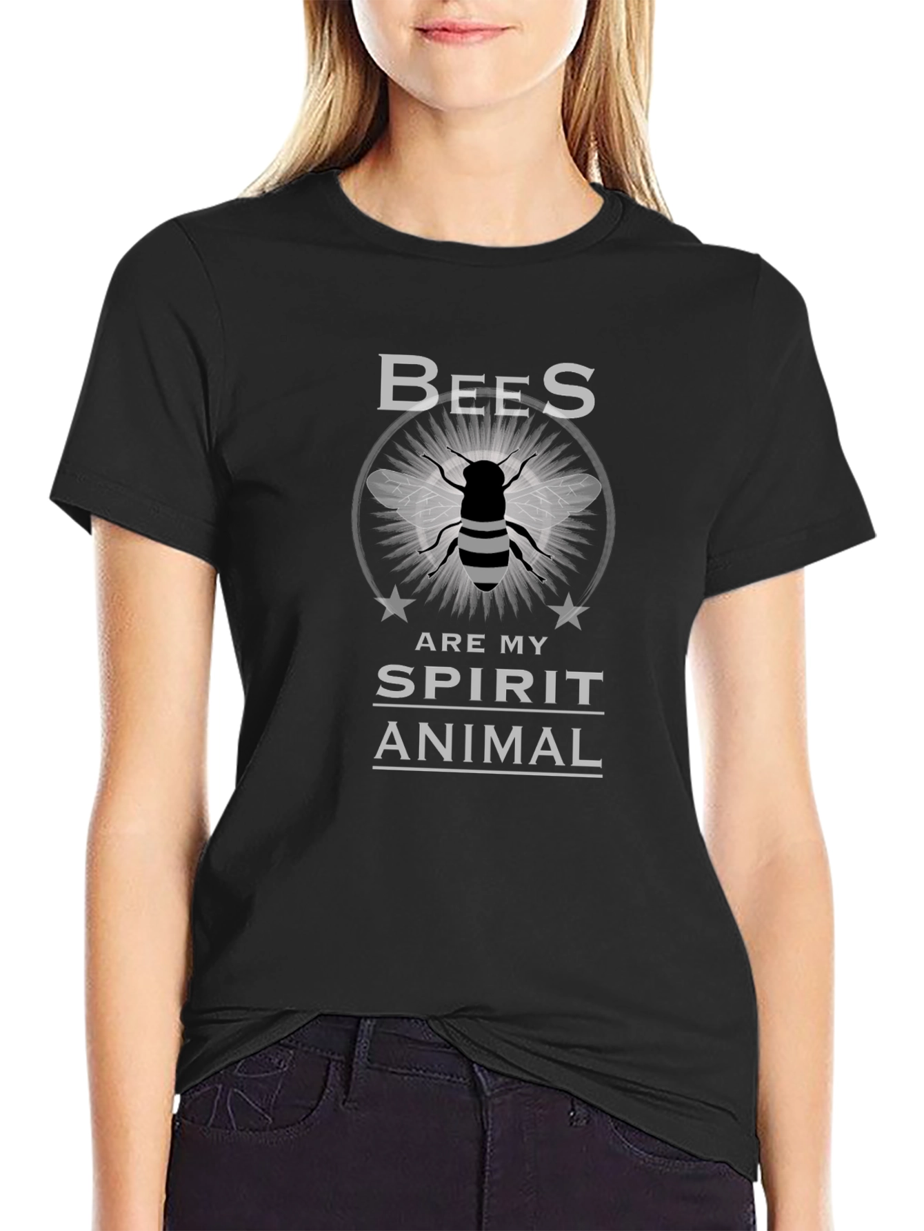 Bees Are My Spirit Animal Graphic T-Shirt