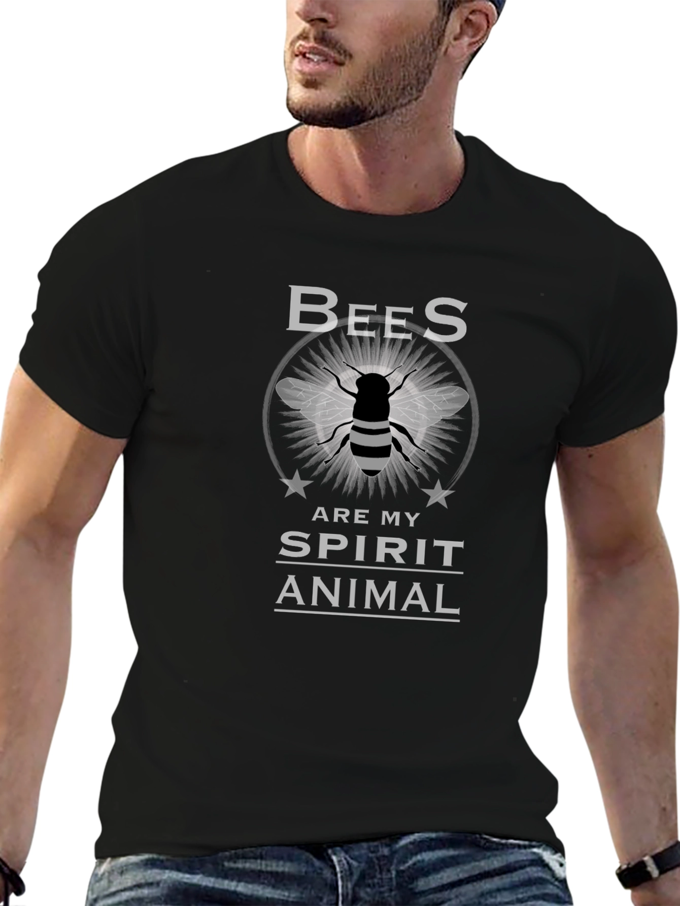 Bees Are My Spirit Animal Graphic T-Shirt