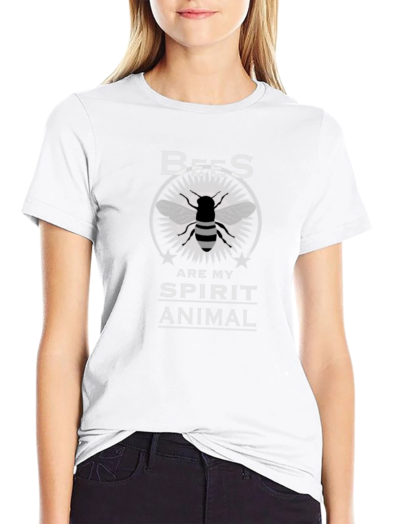 Bees Are My Spirit Animal Graphic T-Shirt
