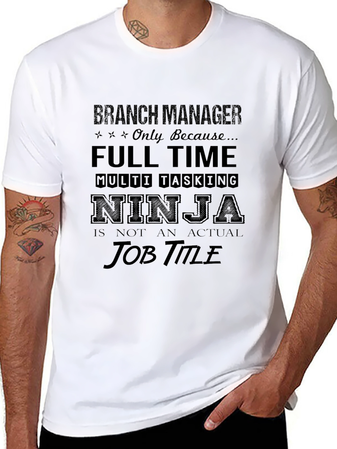 Branch Manager Ninja Graphic T-Shirt