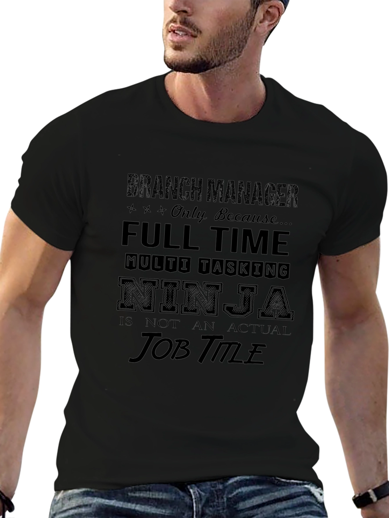 Branch Manager Ninja Graphic T-Shirt