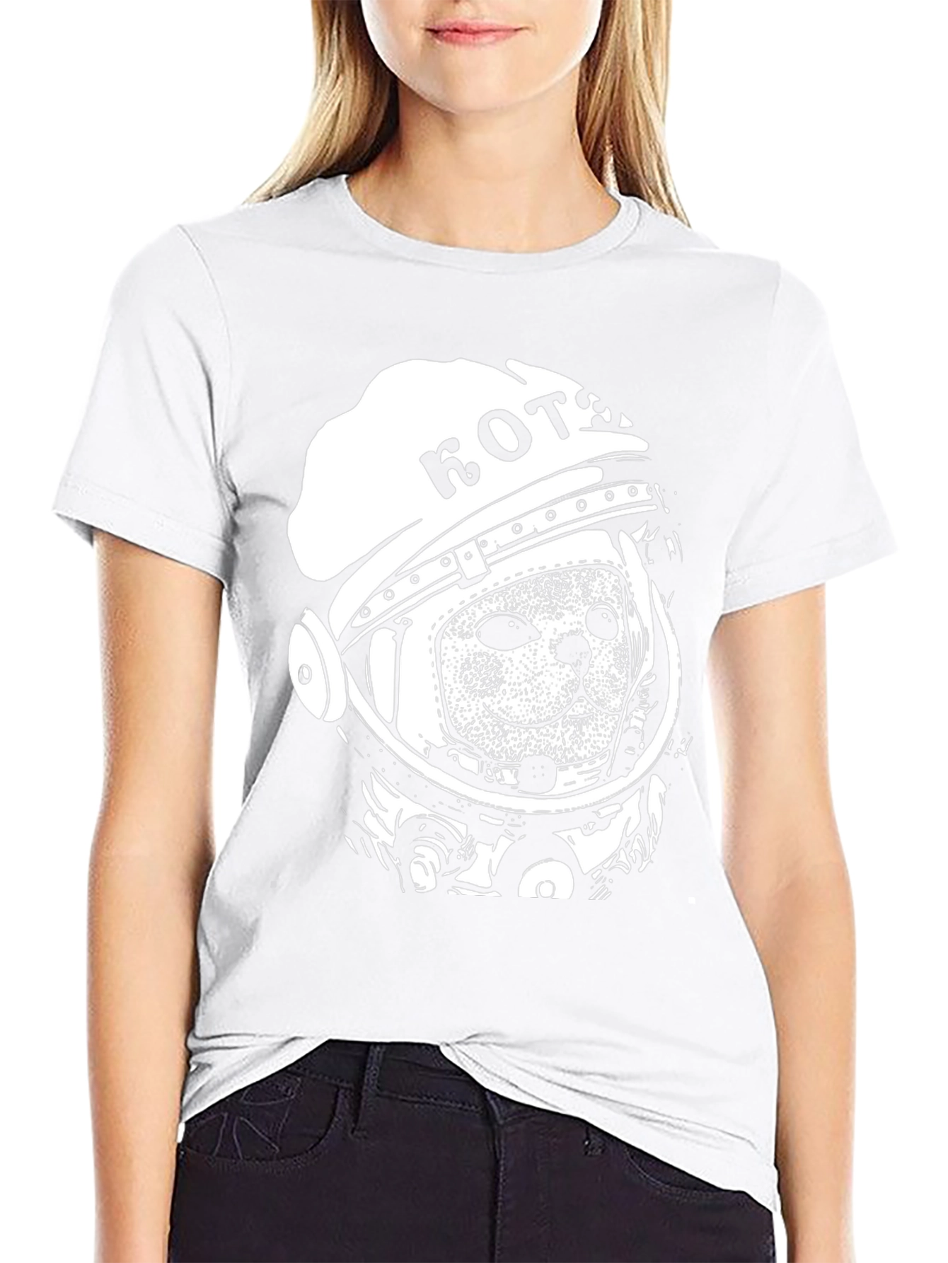 Cat Astronaut T-Shirt - Space Kitten Tee