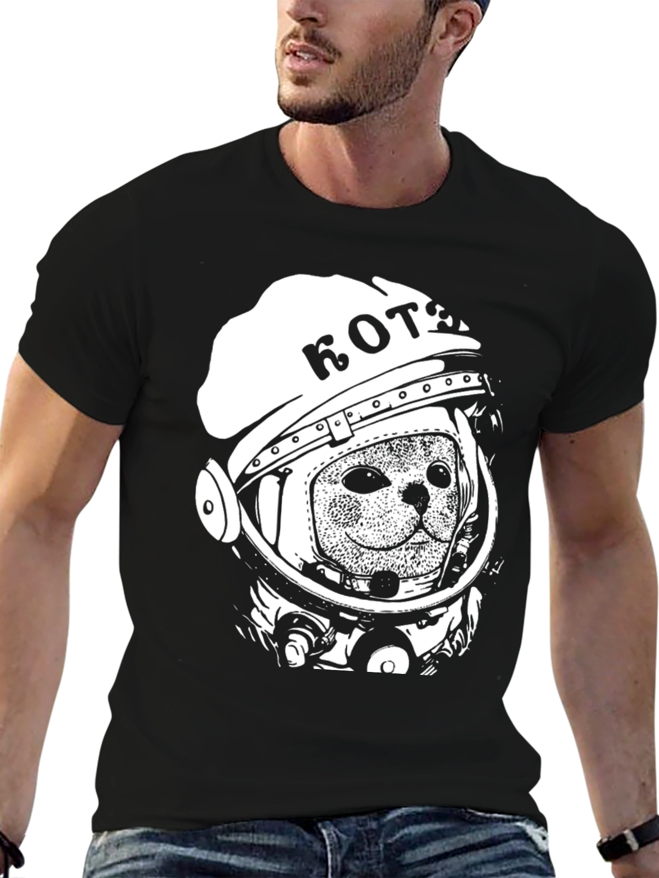 Cat Astronaut T-Shirt - Space Kitten Tee