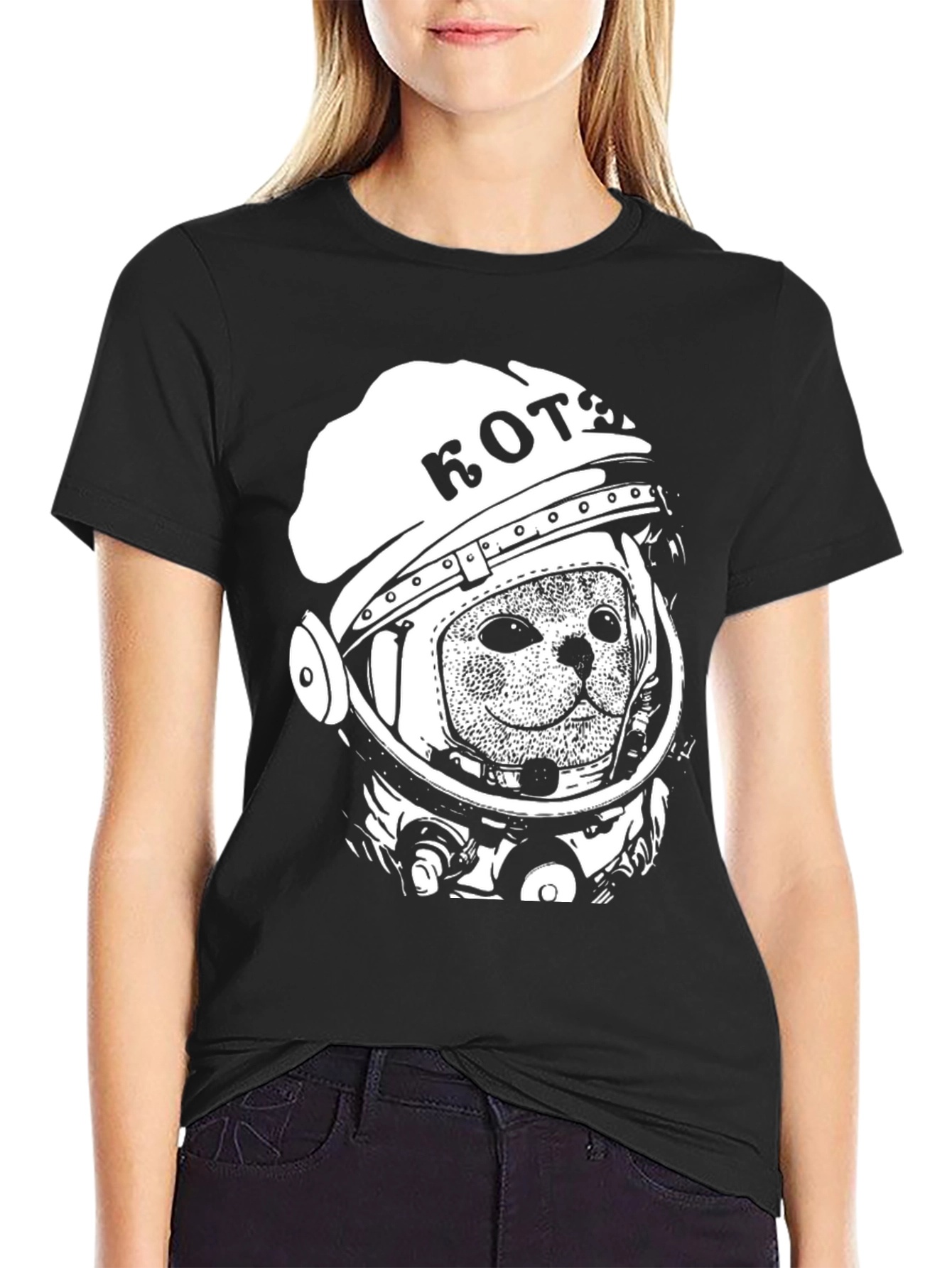 Cat Astronaut T-Shirt - Space Kitten Tee