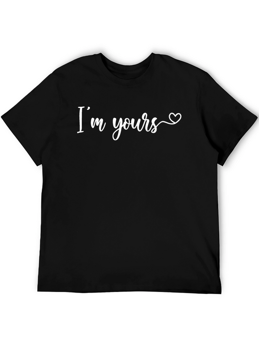 Im Yours T-Shirt Couple Matching Shirt Valentines Day Gift
