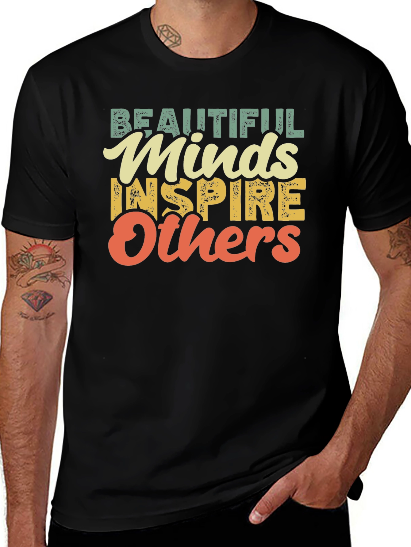 Beautiful Minds Graphic Tee - Inspire Others T-Shirt