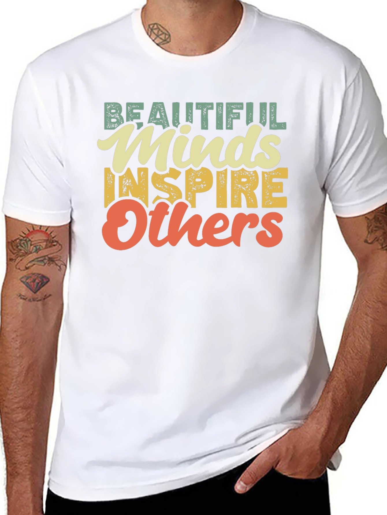 Beautiful Minds Graphic Tee - Inspire Others T-Shirt