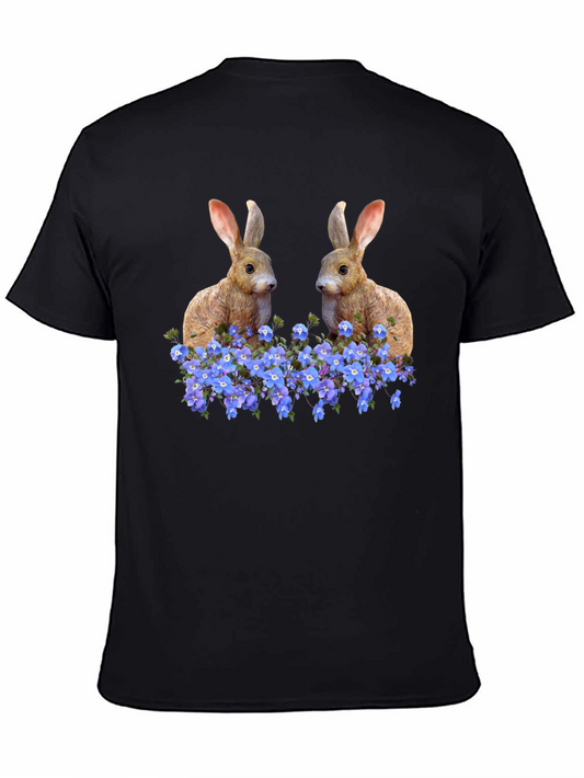Bunny & Forget-Me-Nots Graphic Tee