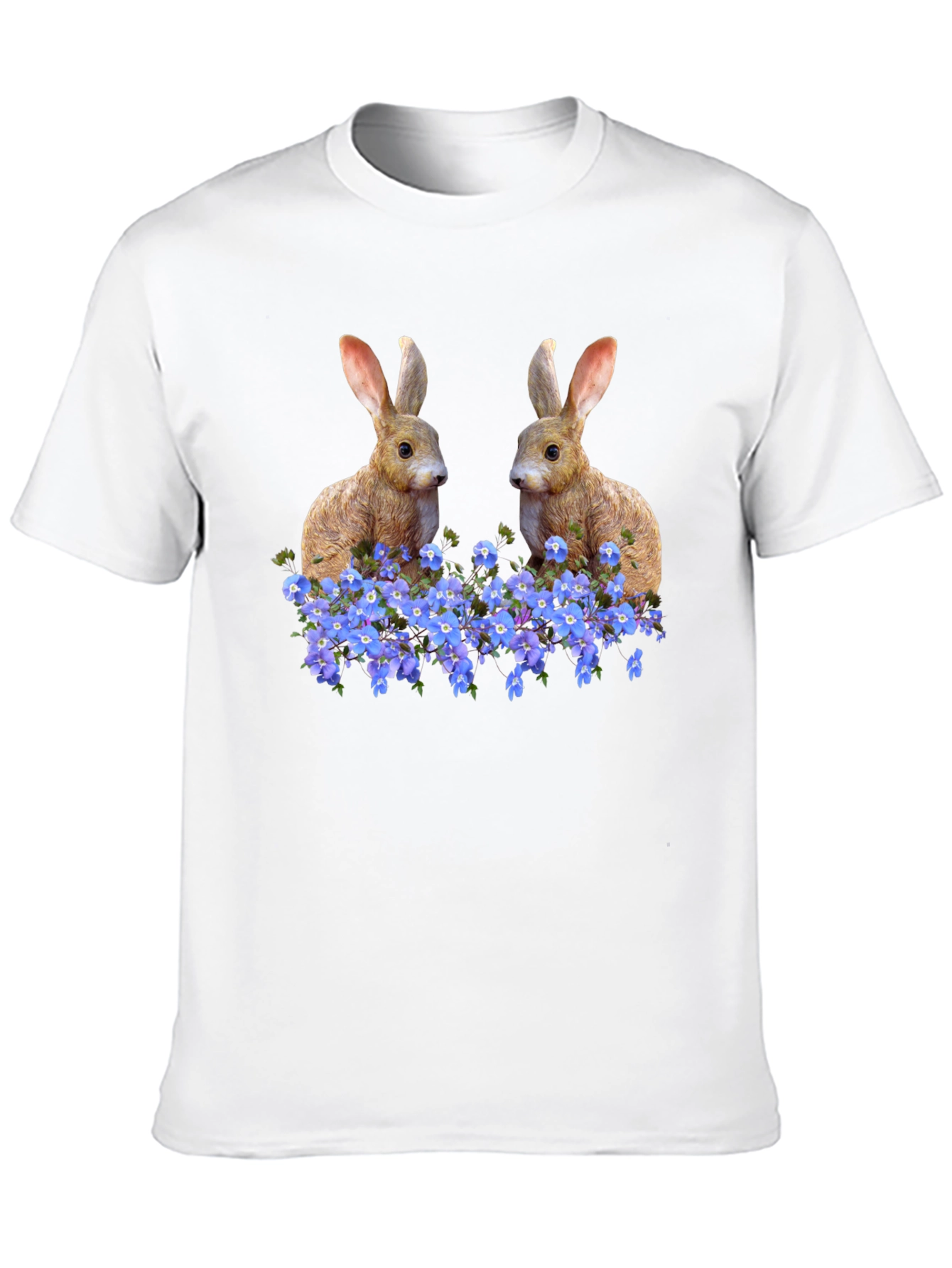 Bunny & Forget-Me-Nots Graphic Tee