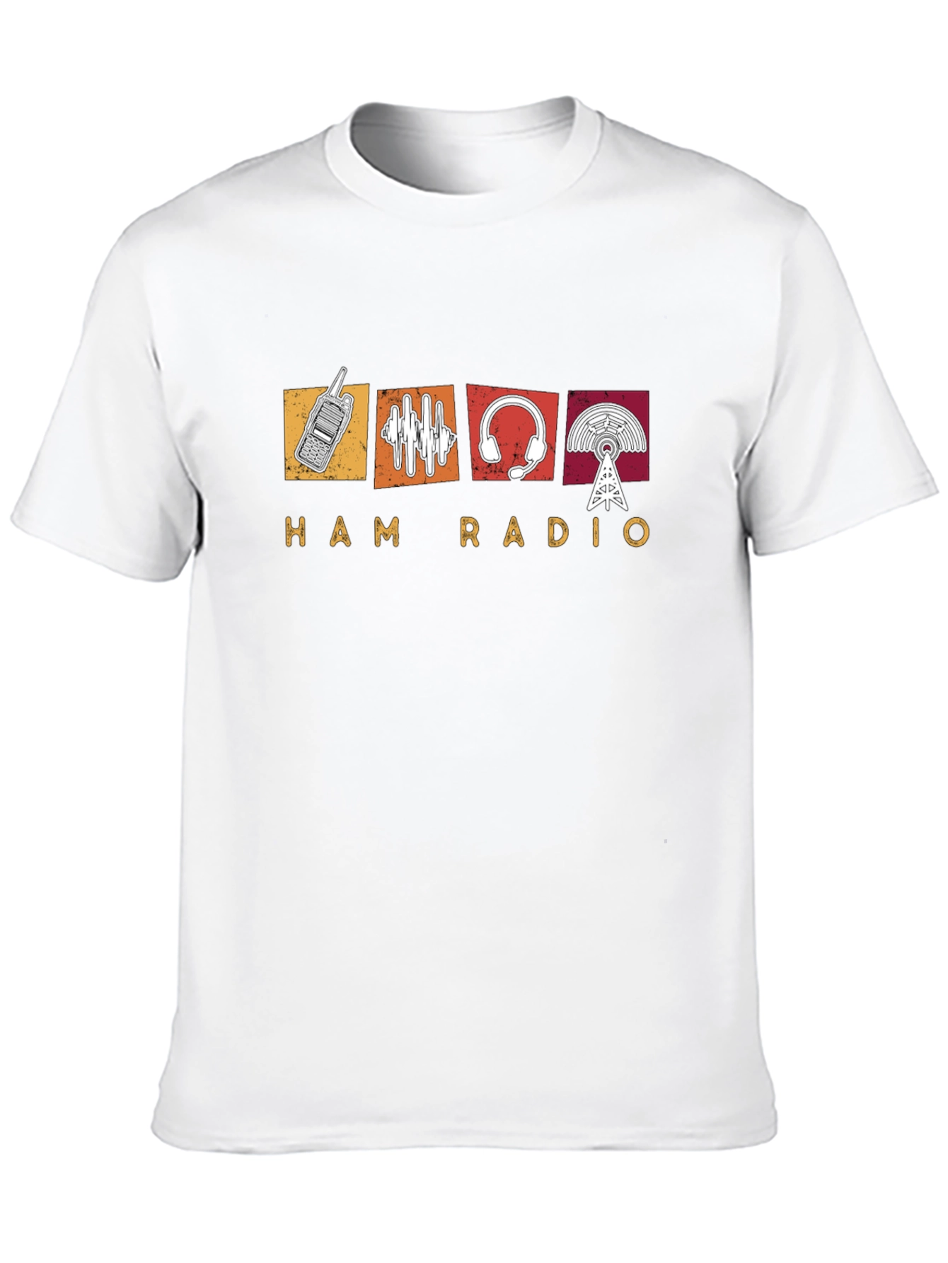 Ham Radio Design Black T-Shirt