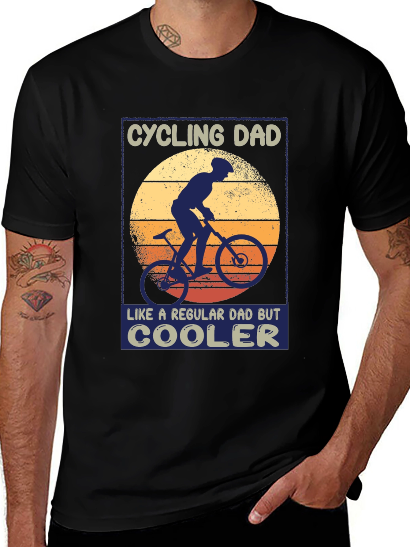 Cycling Dad T-Shirt - Regular Dad But Cooler