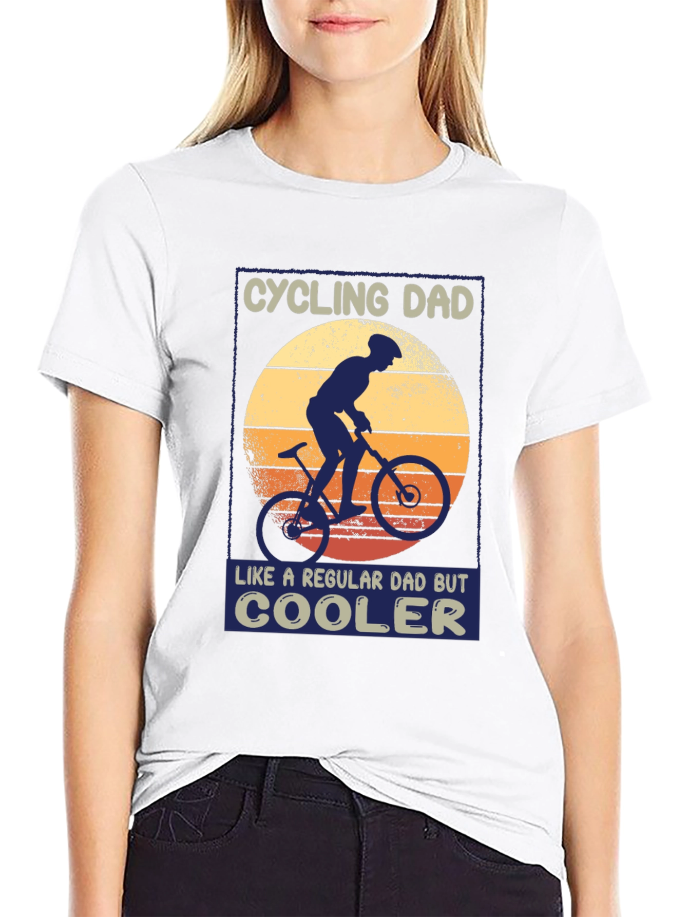 Cycling Dad T-Shirt - Regular Dad But Cooler