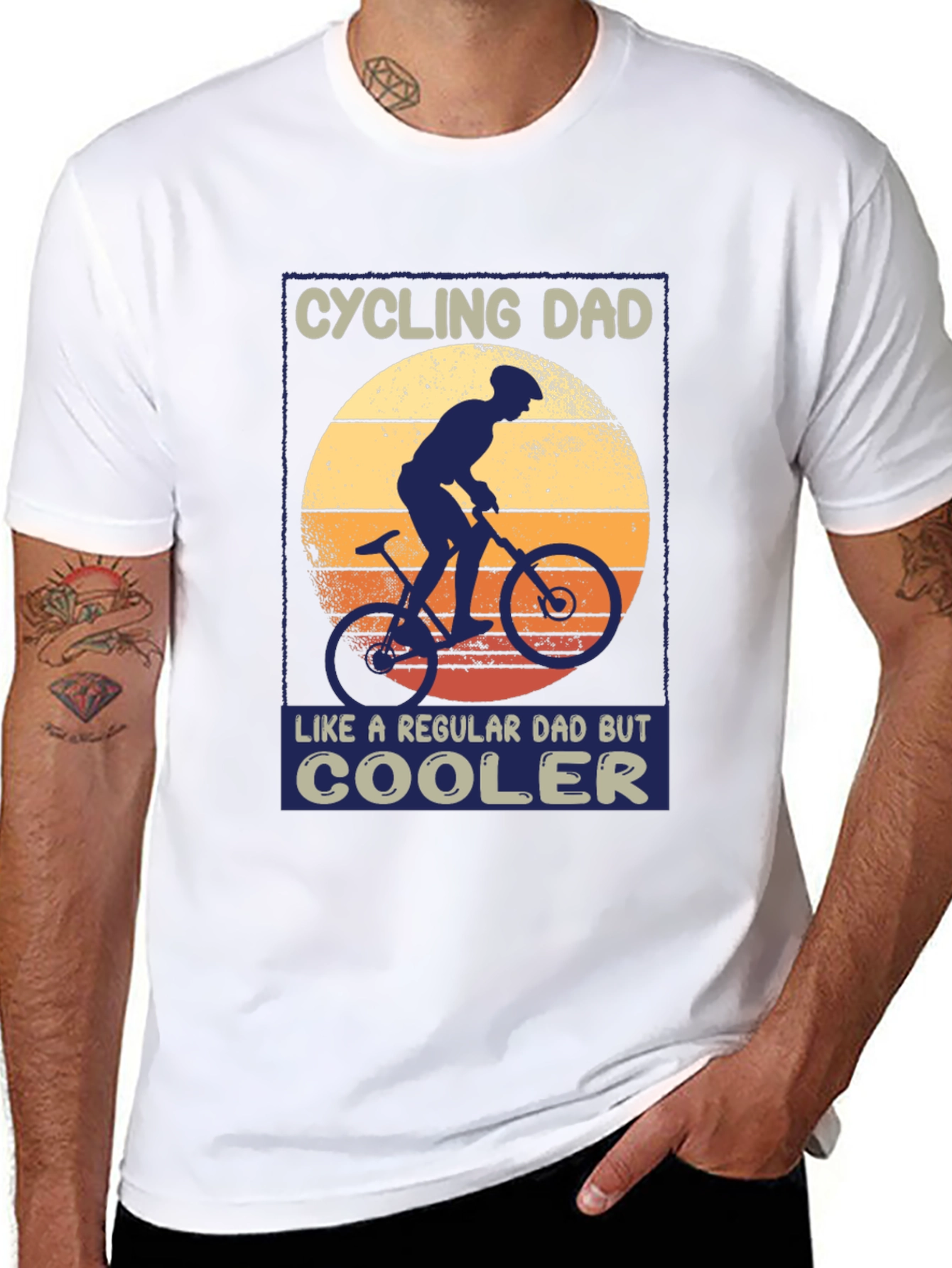 Cycling Dad T-Shirt - Regular Dad But Cooler