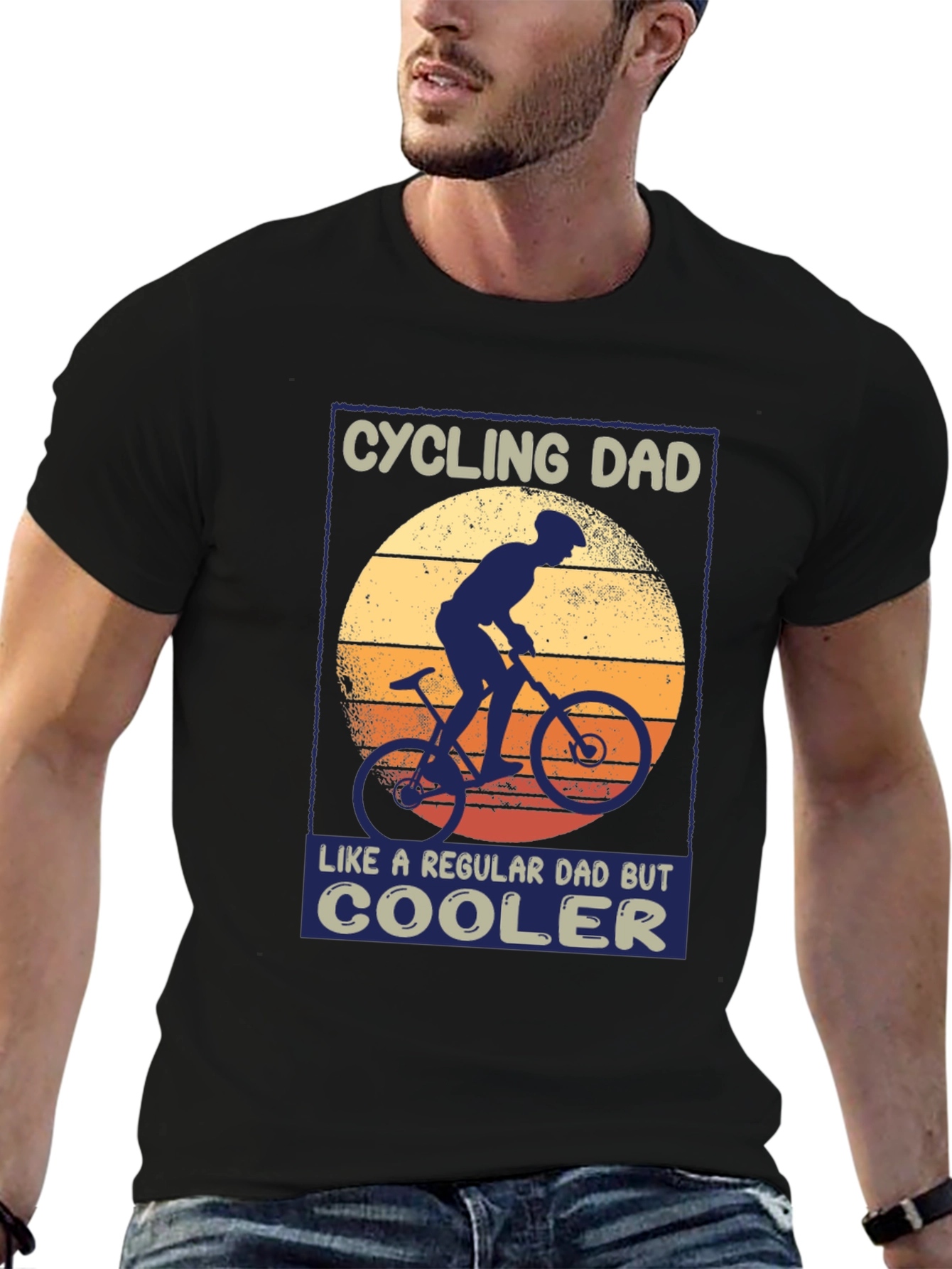 Cycling Dad T-Shirt - Regular Dad But Cooler