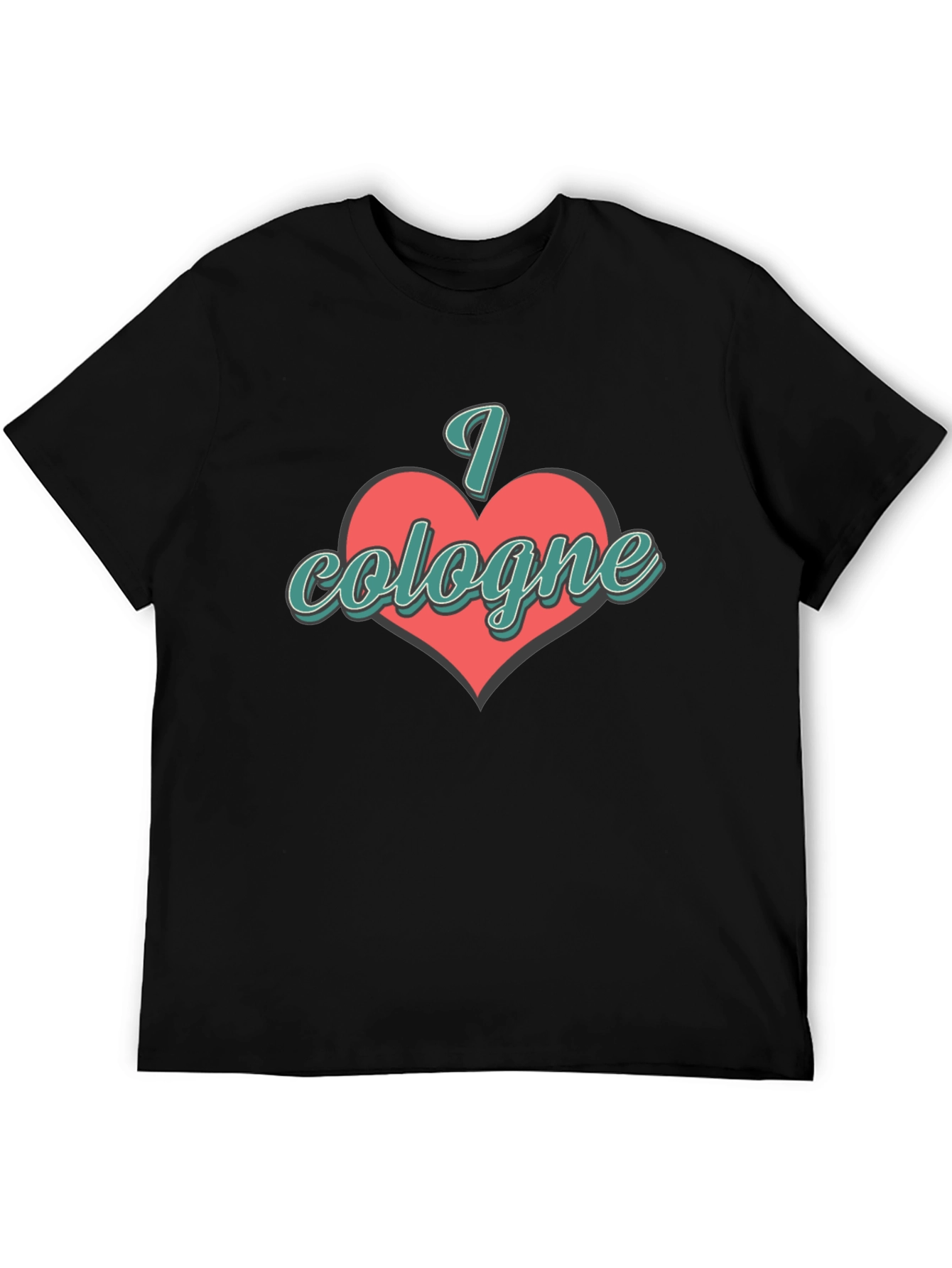 I Love Cologne Graphic Tee - Black T-Shirt