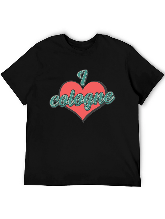 I Love Cologne Graphic Tee - Black T-Shirt