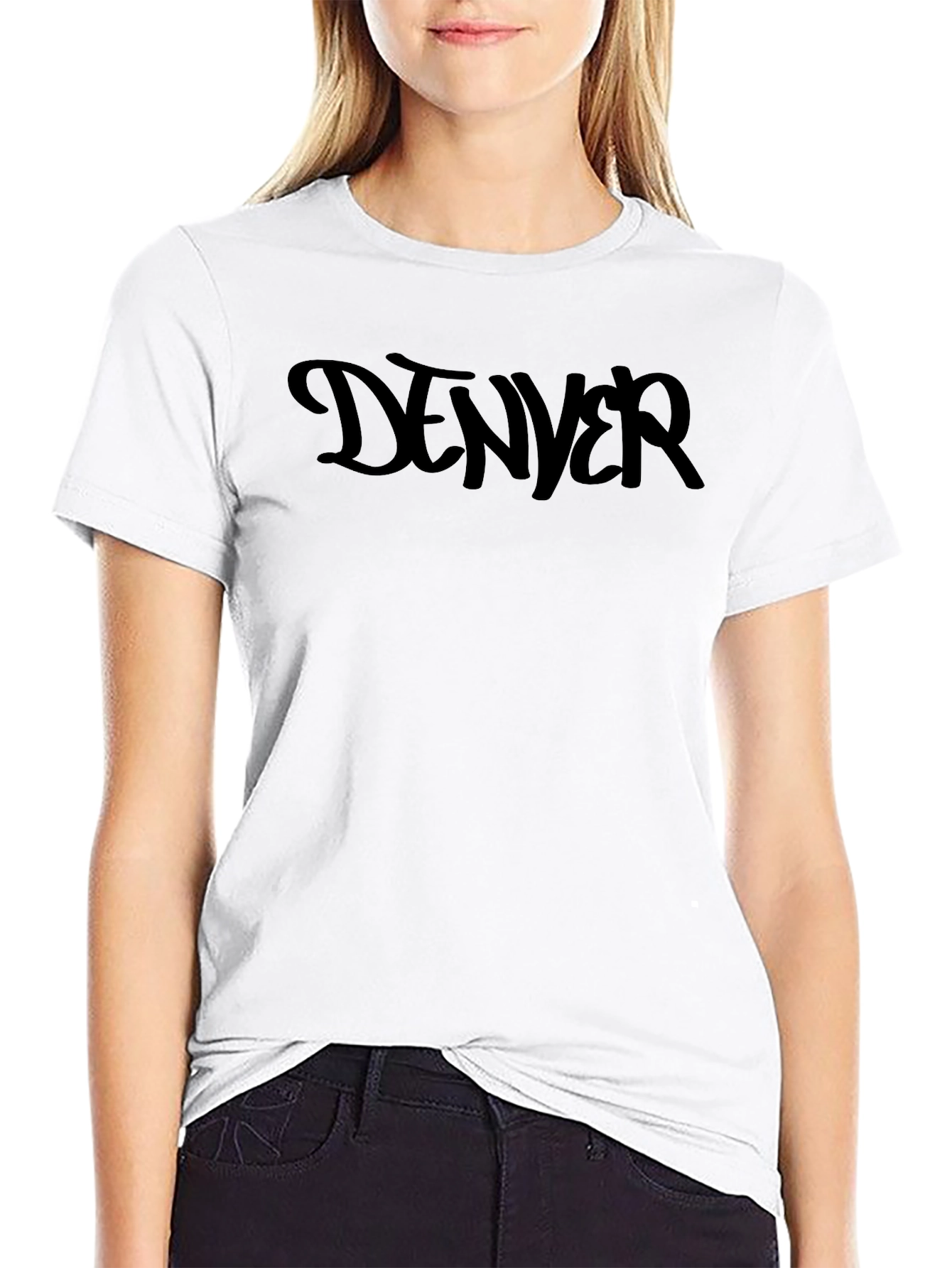 Denver Black Graphic T-Shirt
