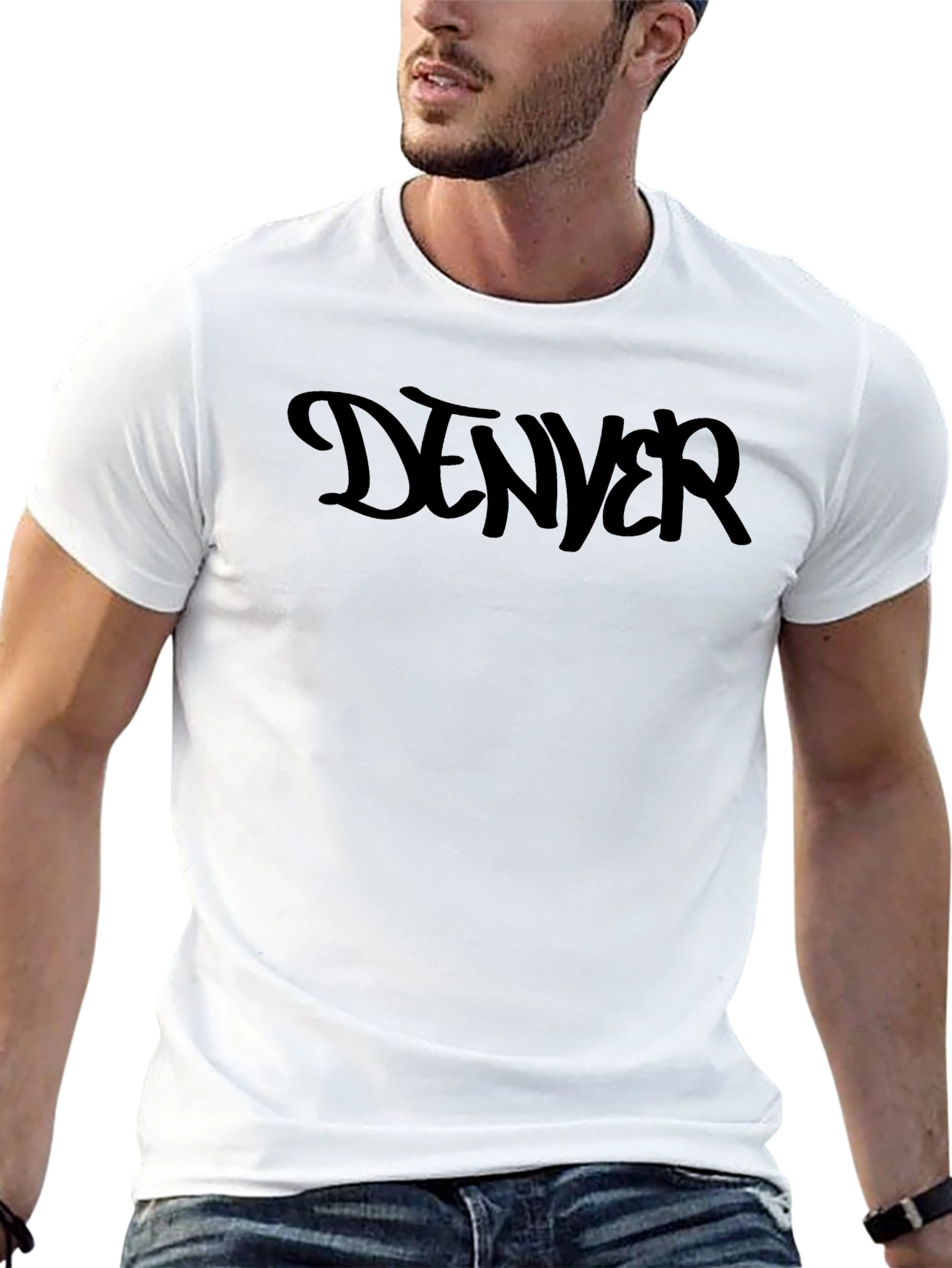 Denver Black Graphic T-Shirt