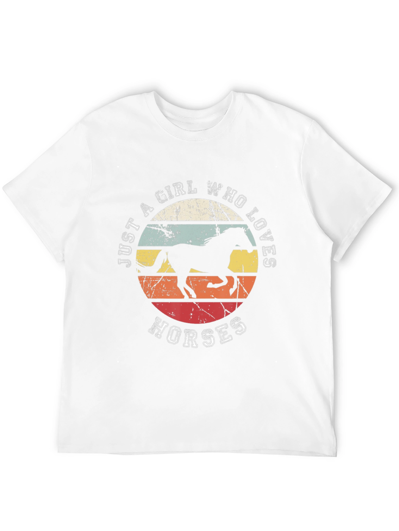 Just A Girl Who Loves Horses Graphic Tee