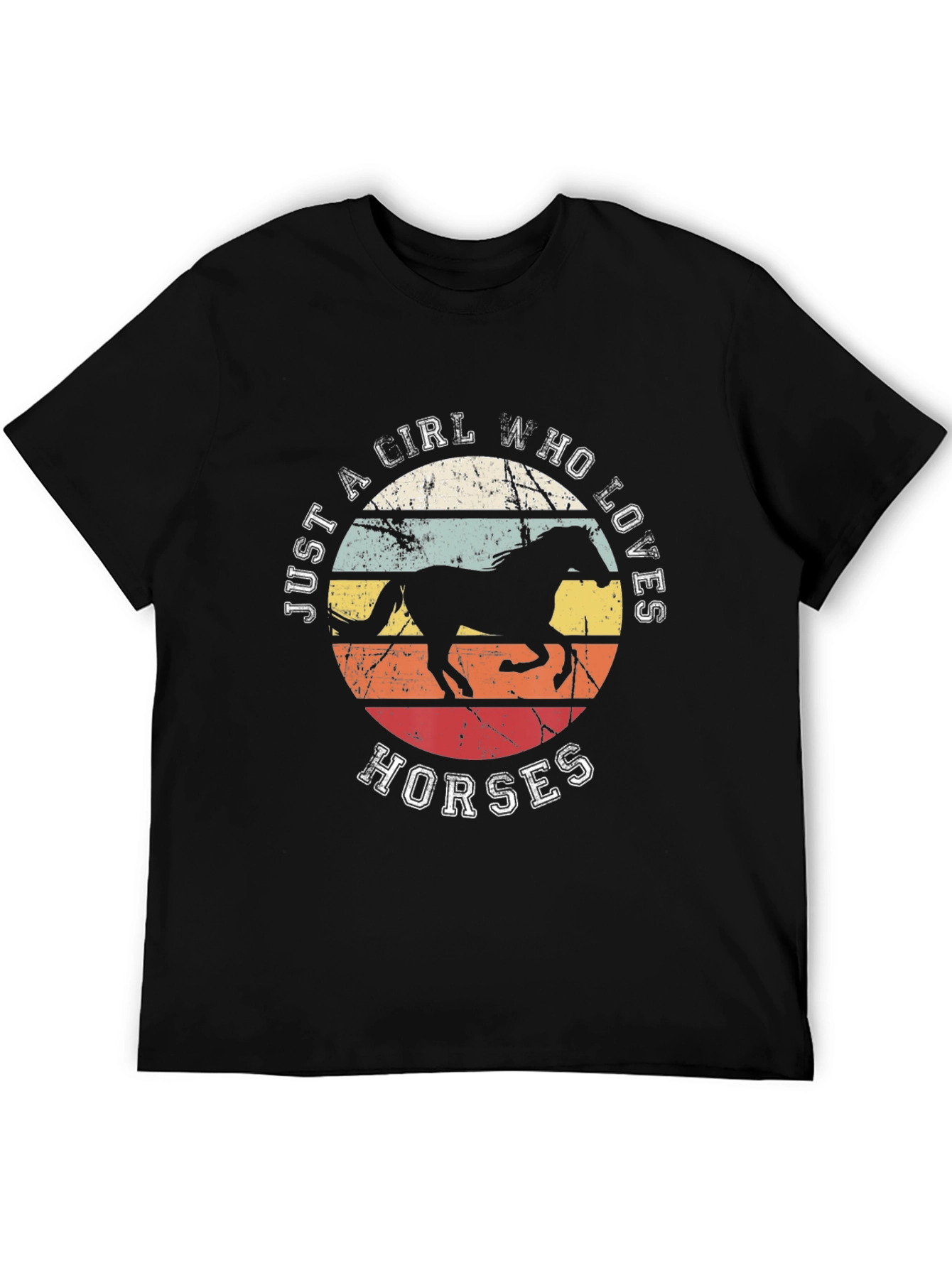 Just A Girl Who Loves Horses Graphic Tee