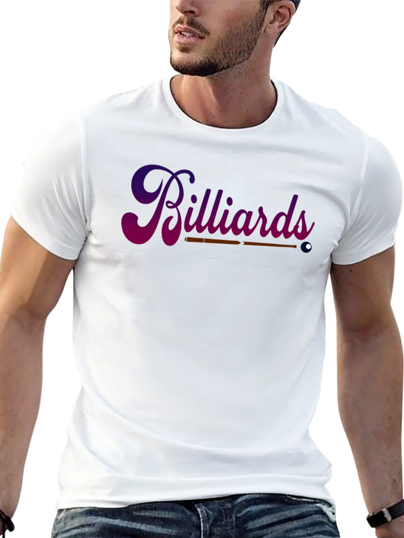 Billiards Graphic Tee - Pool Player T-Shirt