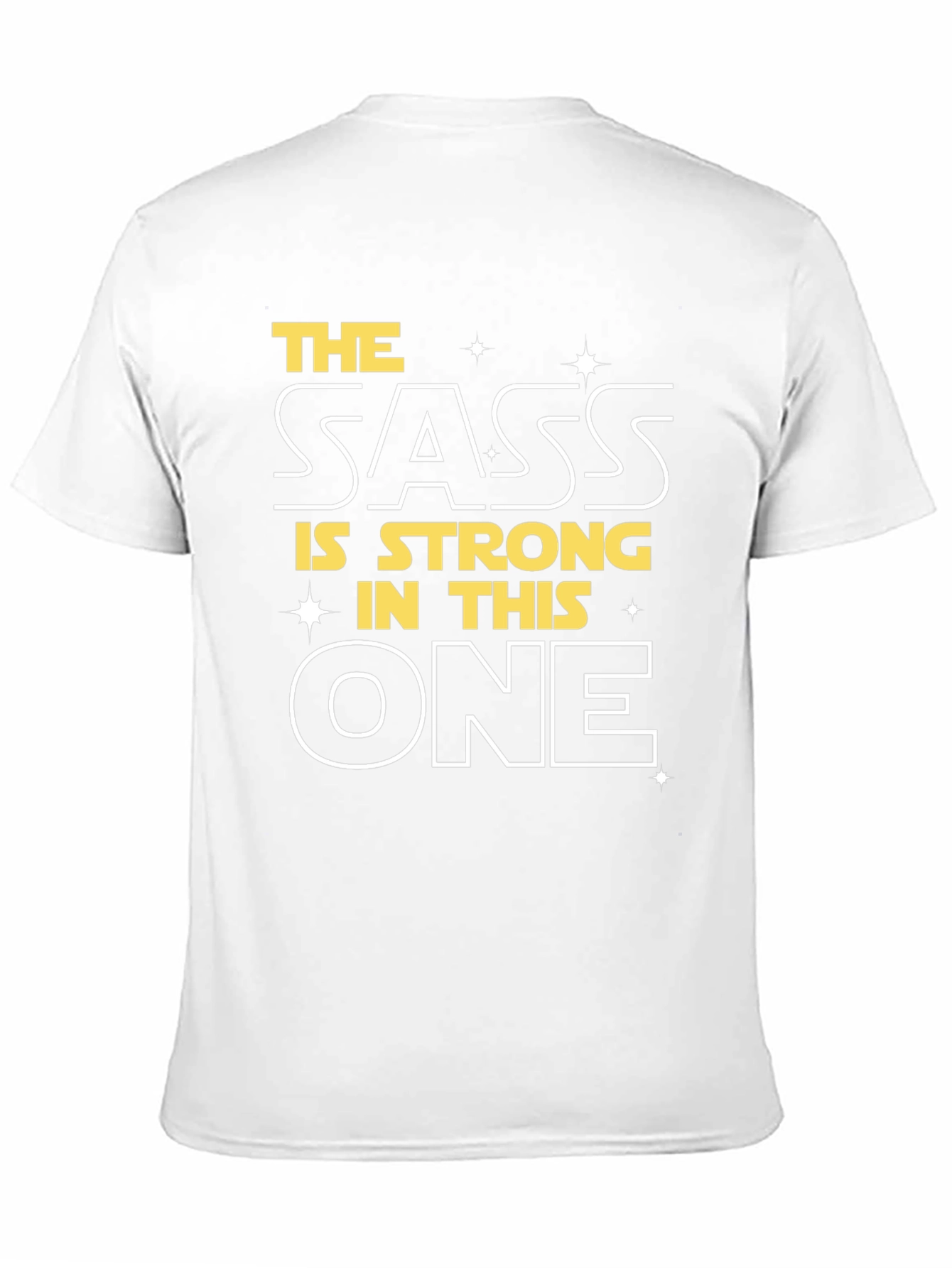 The Sass is Strong Graphic Tee - Black