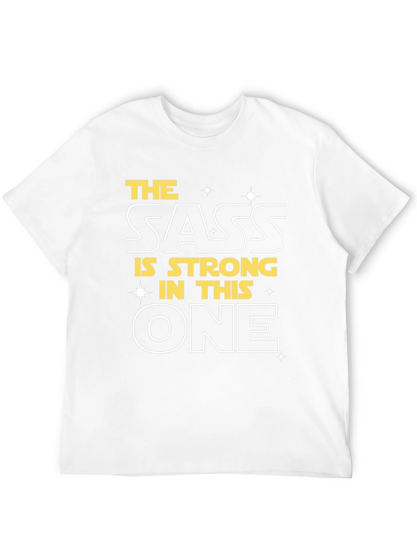 The Sass is Strong Graphic Tee - Black