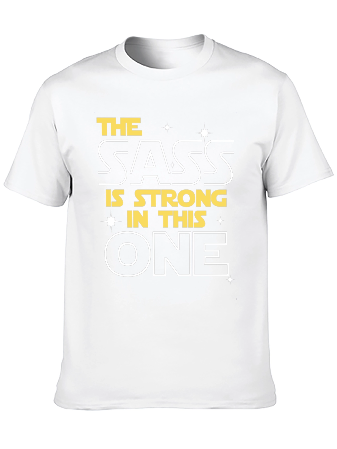 The Sass is Strong Graphic Tee - Black