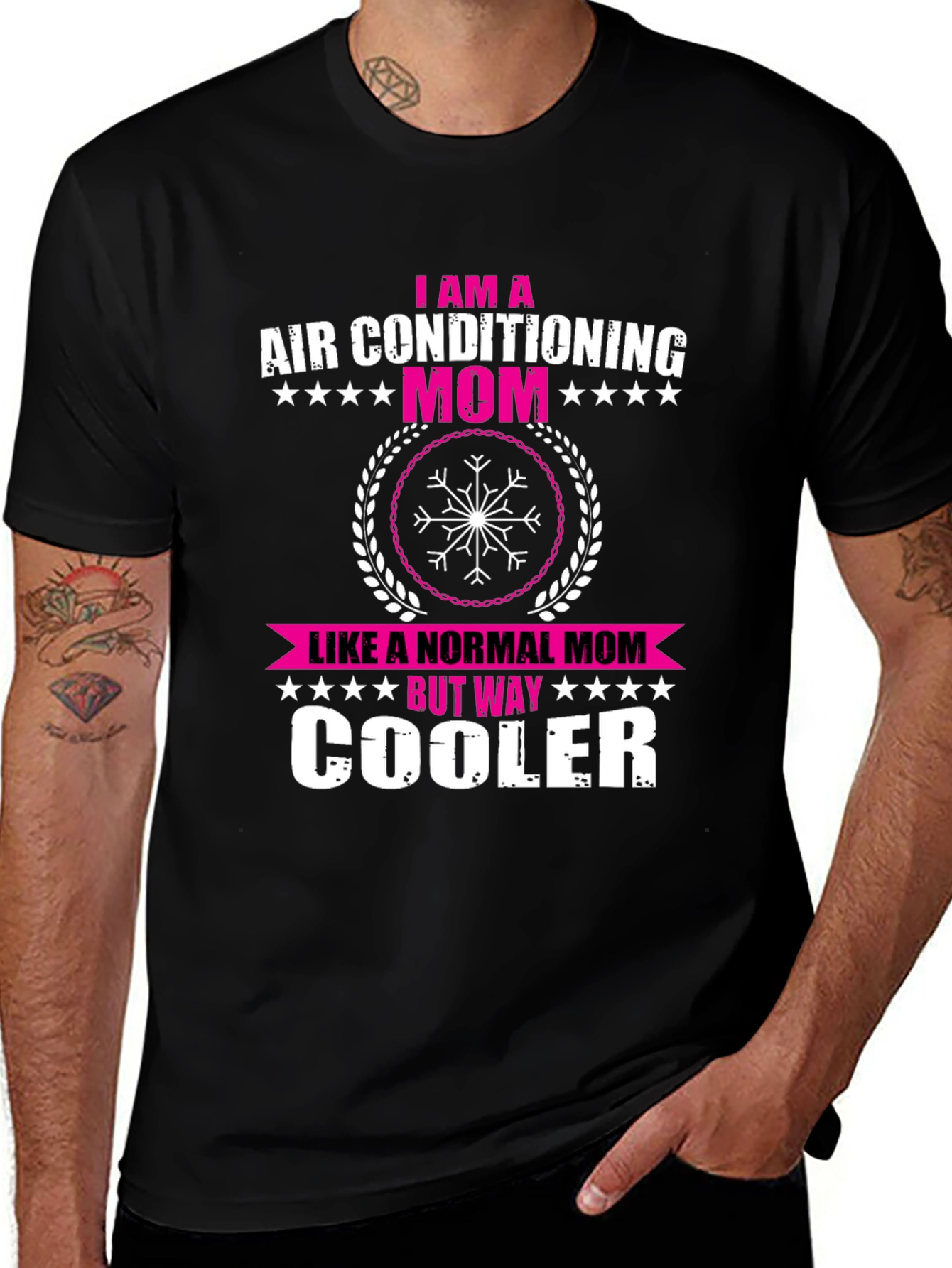 Air Conditioning Mom T-Shirt - Cooler Than Normal!