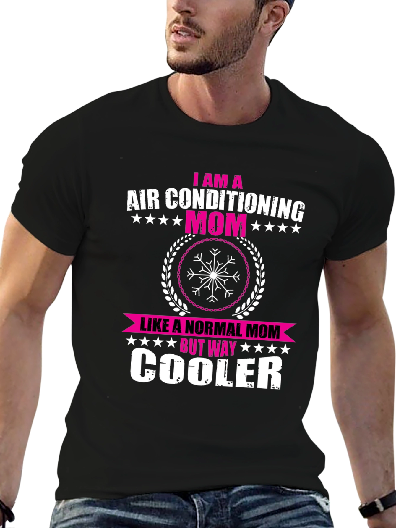 Air Conditioning Mom T-Shirt - Cooler Than Normal!