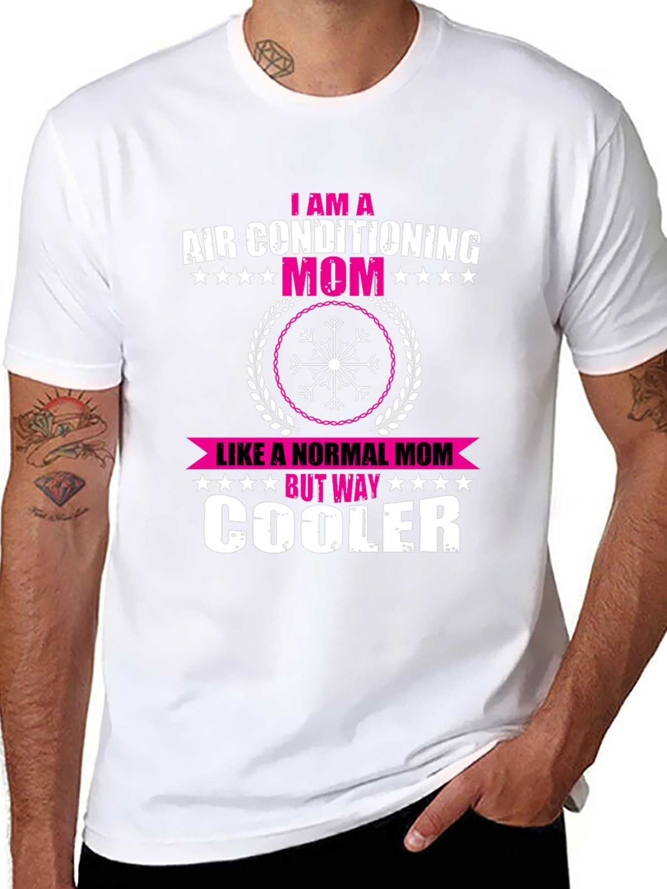 Air Conditioning Mom T-Shirt - Cooler Than Normal!