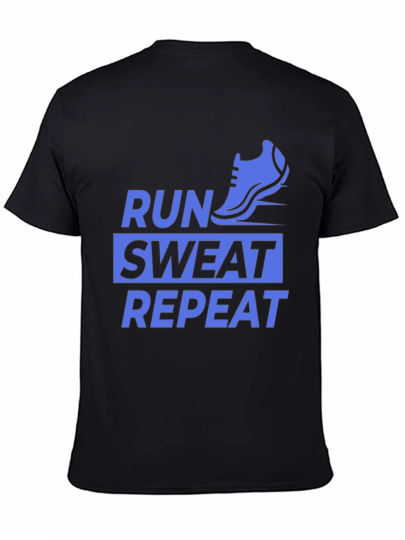 Run Sweat Repeat Graphic Tee - Active Lifestyle Shirt