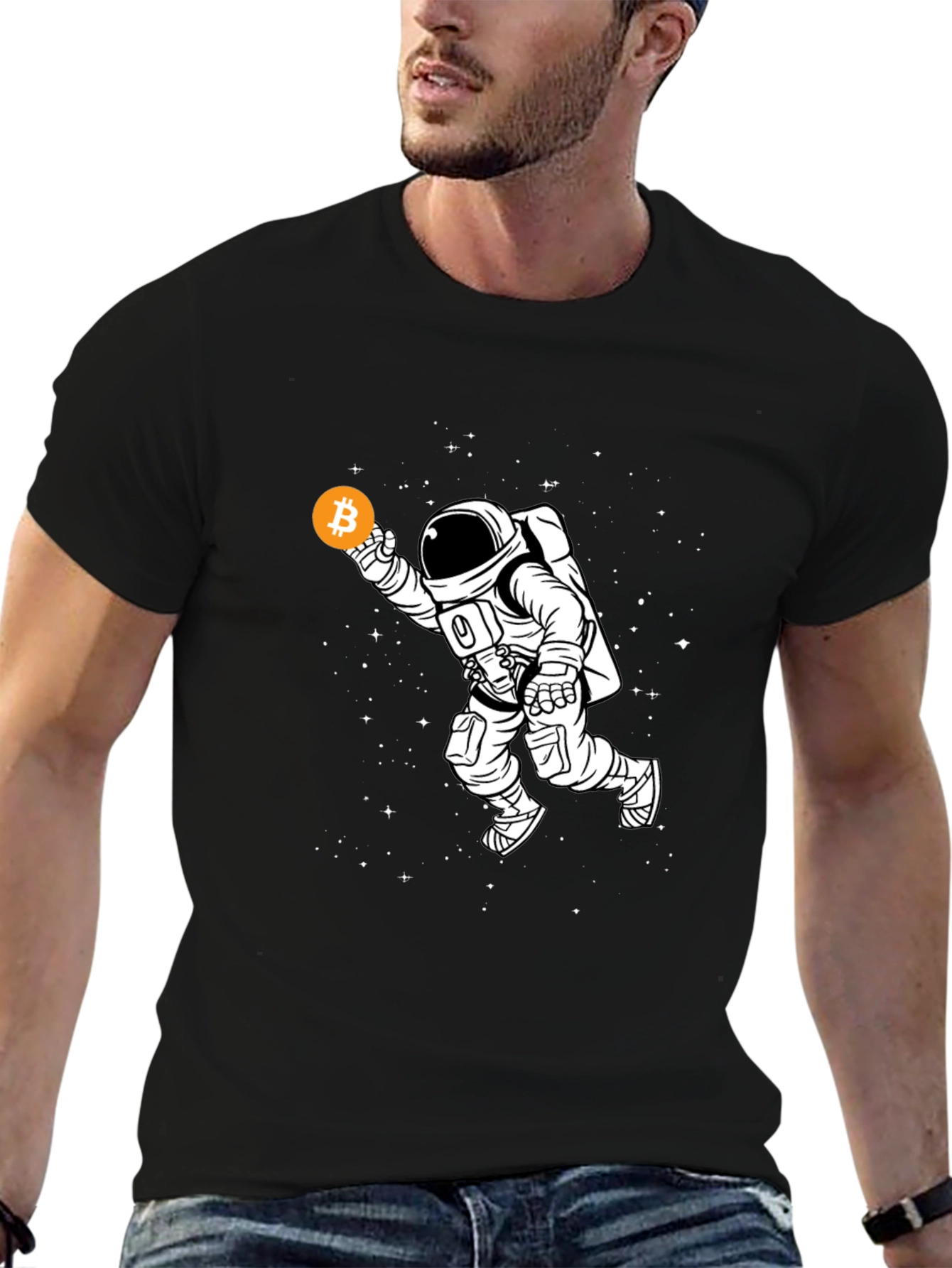 Bitcoin Astronaut Graphic Tee