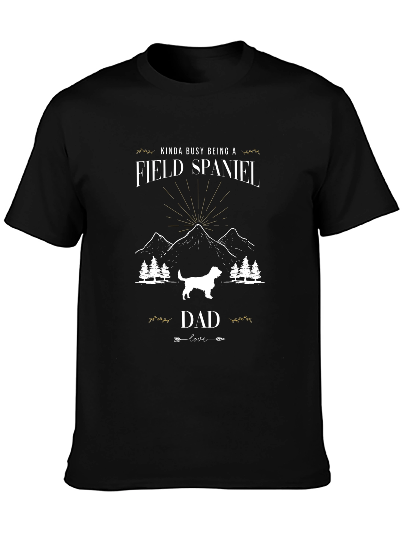 Field Spaniel Dad T-Shirt - Dog Lover Gift