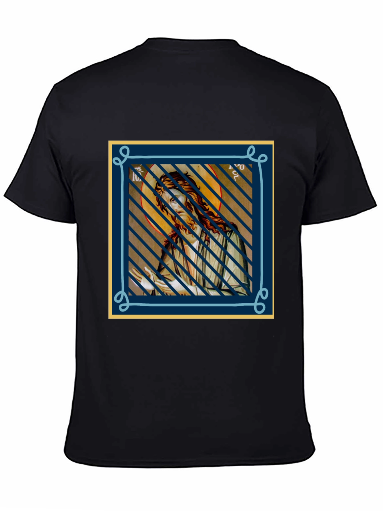 Icon Graphic Tee - Soft Black Cotton Blend