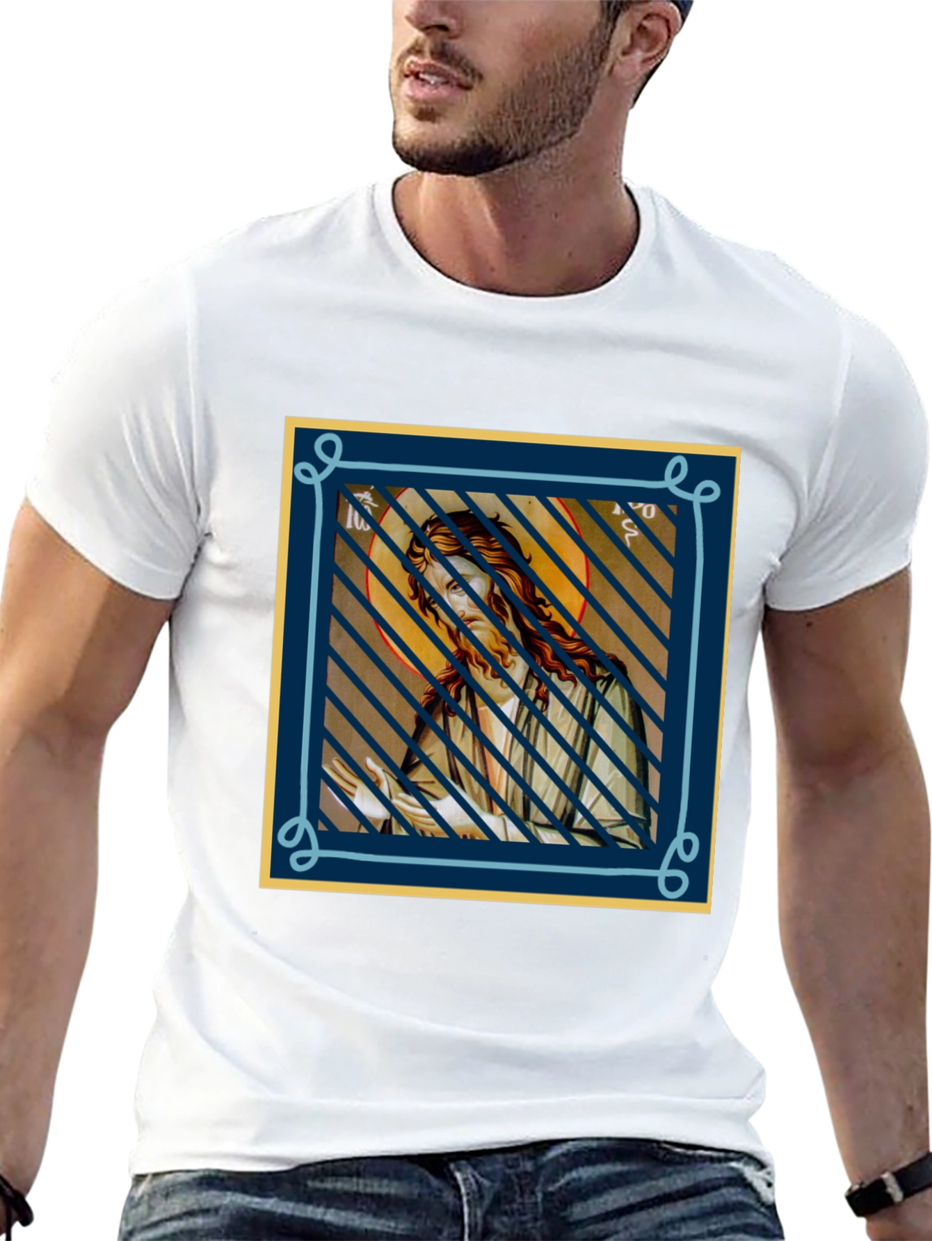 Icon Graphic Tee - Soft Black Cotton Blend
