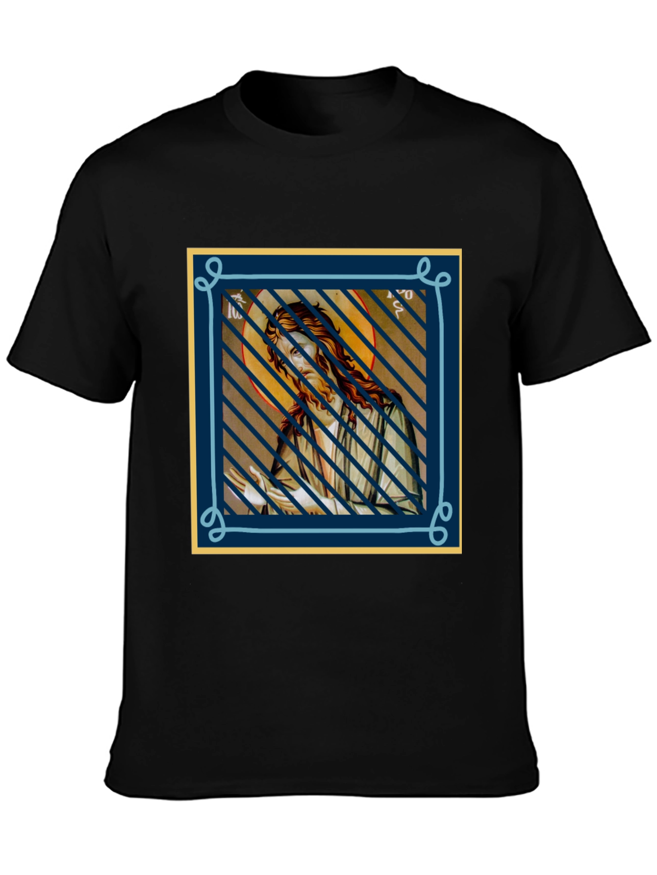 Icon Graphic Tee - Soft Black Cotton Blend