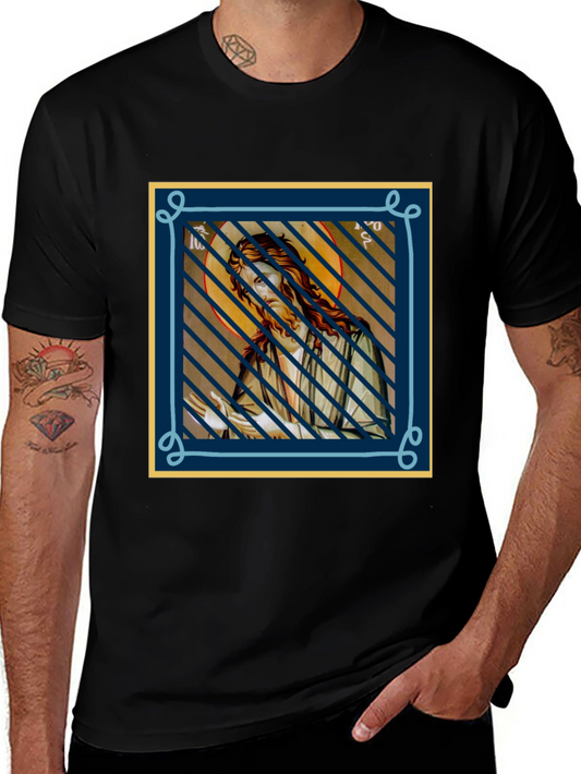 Icon Graphic Tee - Soft Black Cotton Blend