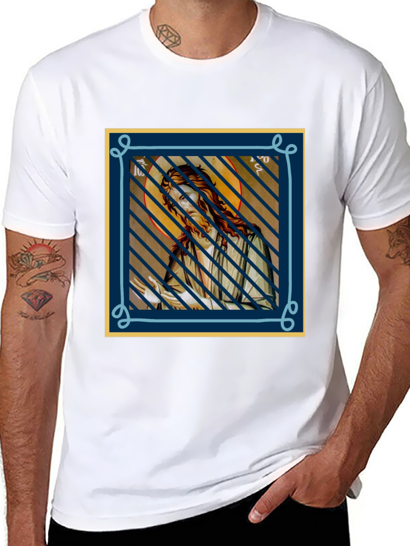 Icon Graphic Tee - Soft Black Cotton Blend