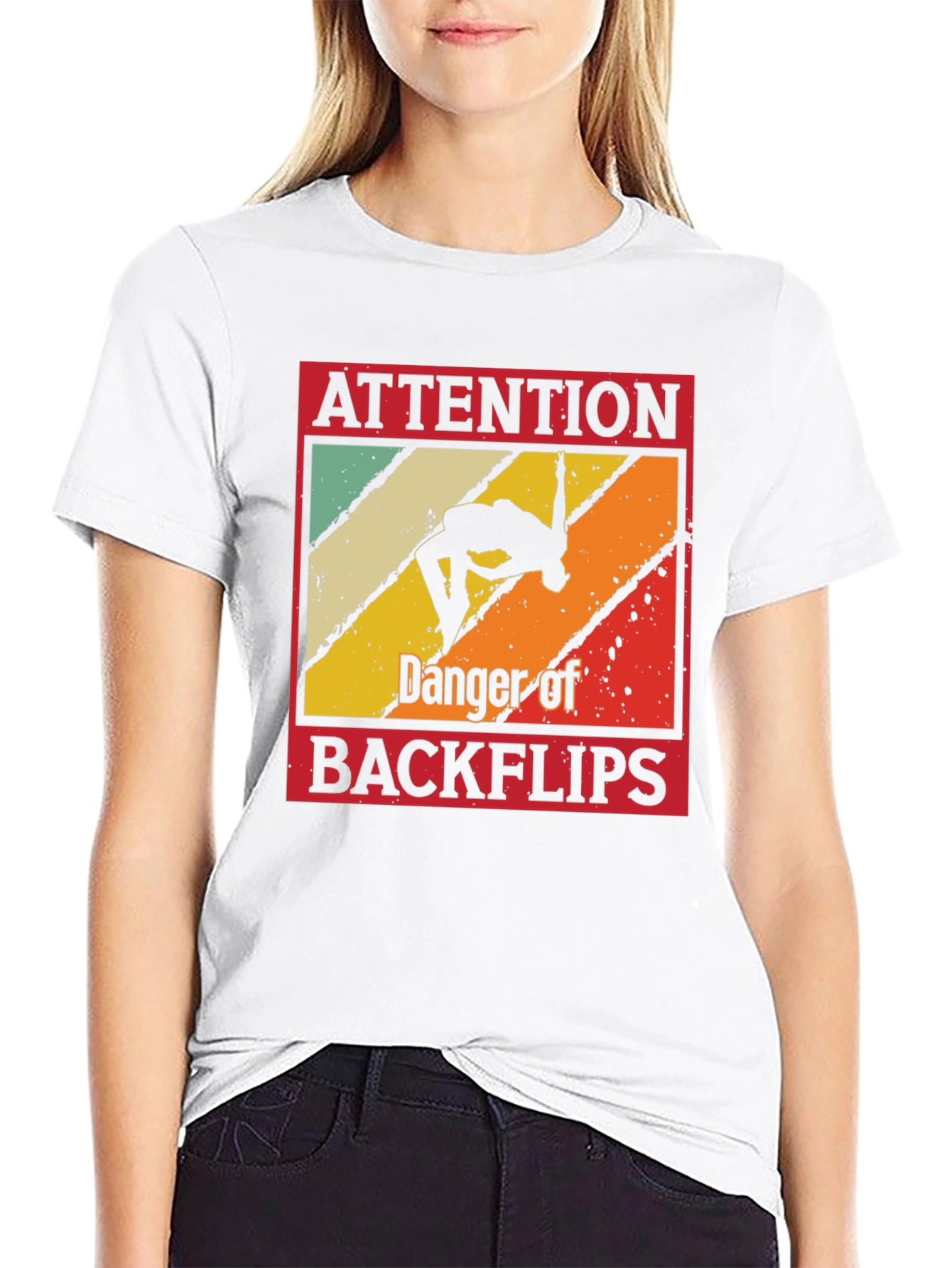 Attention Backflips Graphic Tee